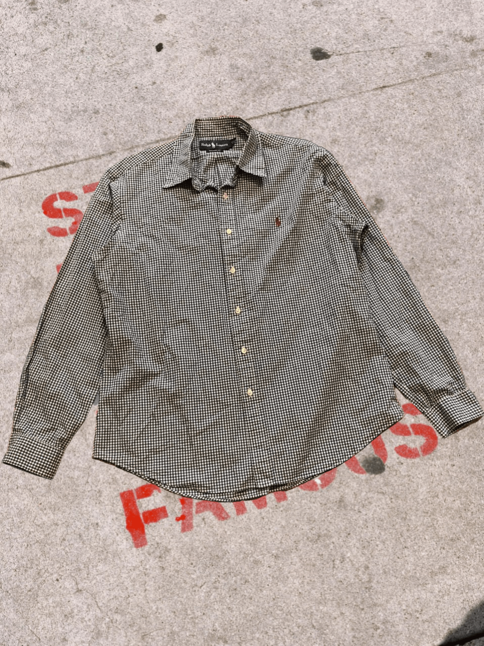 Polo Ralph Lauren Polo Ralph Lauren Button Down Checkered Shirt Long Sleeve Size US L / EU 52-54 / 3 - 1 Thumbnail
