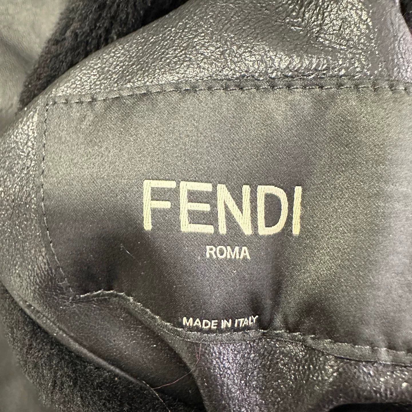 Fendi Fendi Black Monster Reversible Shearling Jacket Size US M / EU 48-50 / 2 - 5 Thumbnail