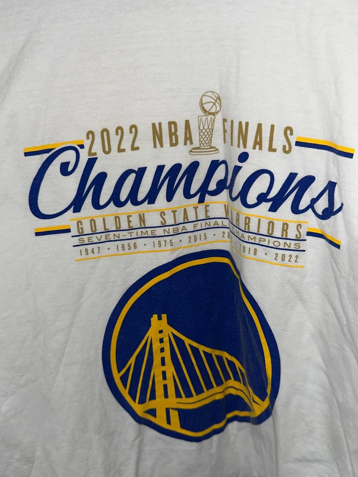 Designer Golden State Warriors 2022 NBA Finals Champs Tee XL Fanatics Size US XL / EU 56 / 4 - 3 Thumbnail