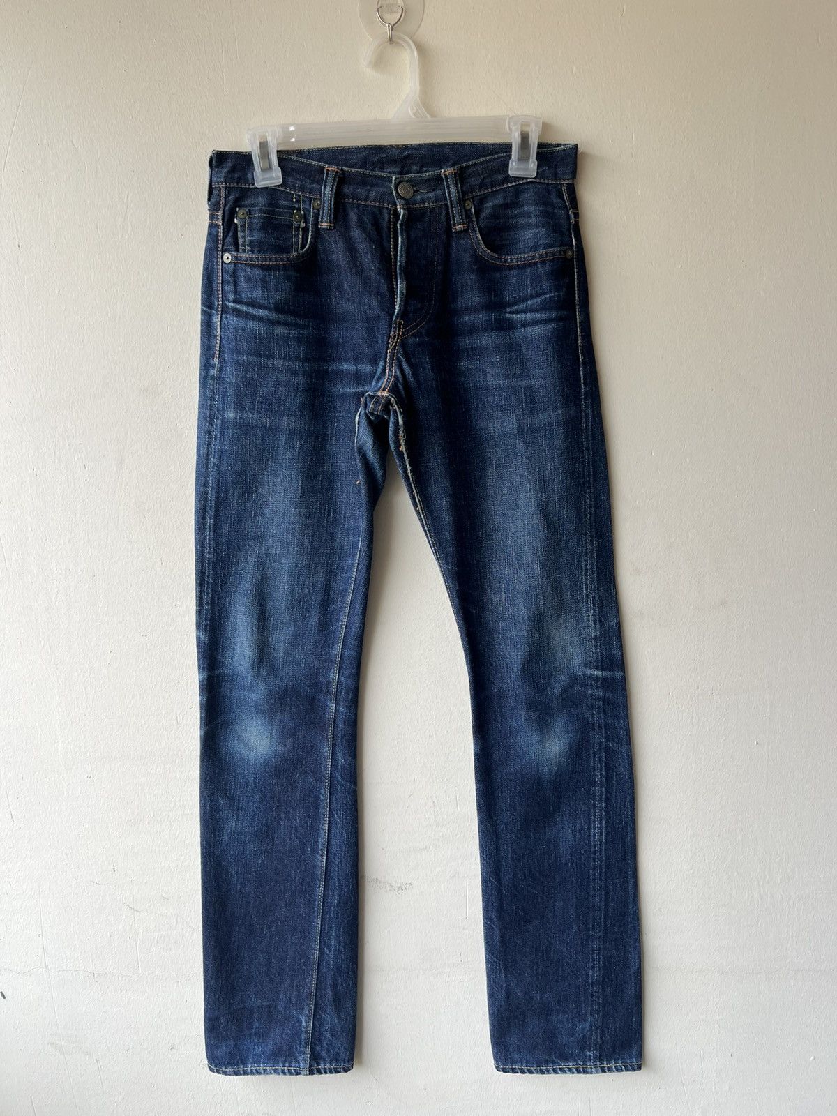 Full Count & Co. Vintage Full Count Japan Hidden Rivets Denim Selvedge Jeans Size US 27 - 2 Thumbnail