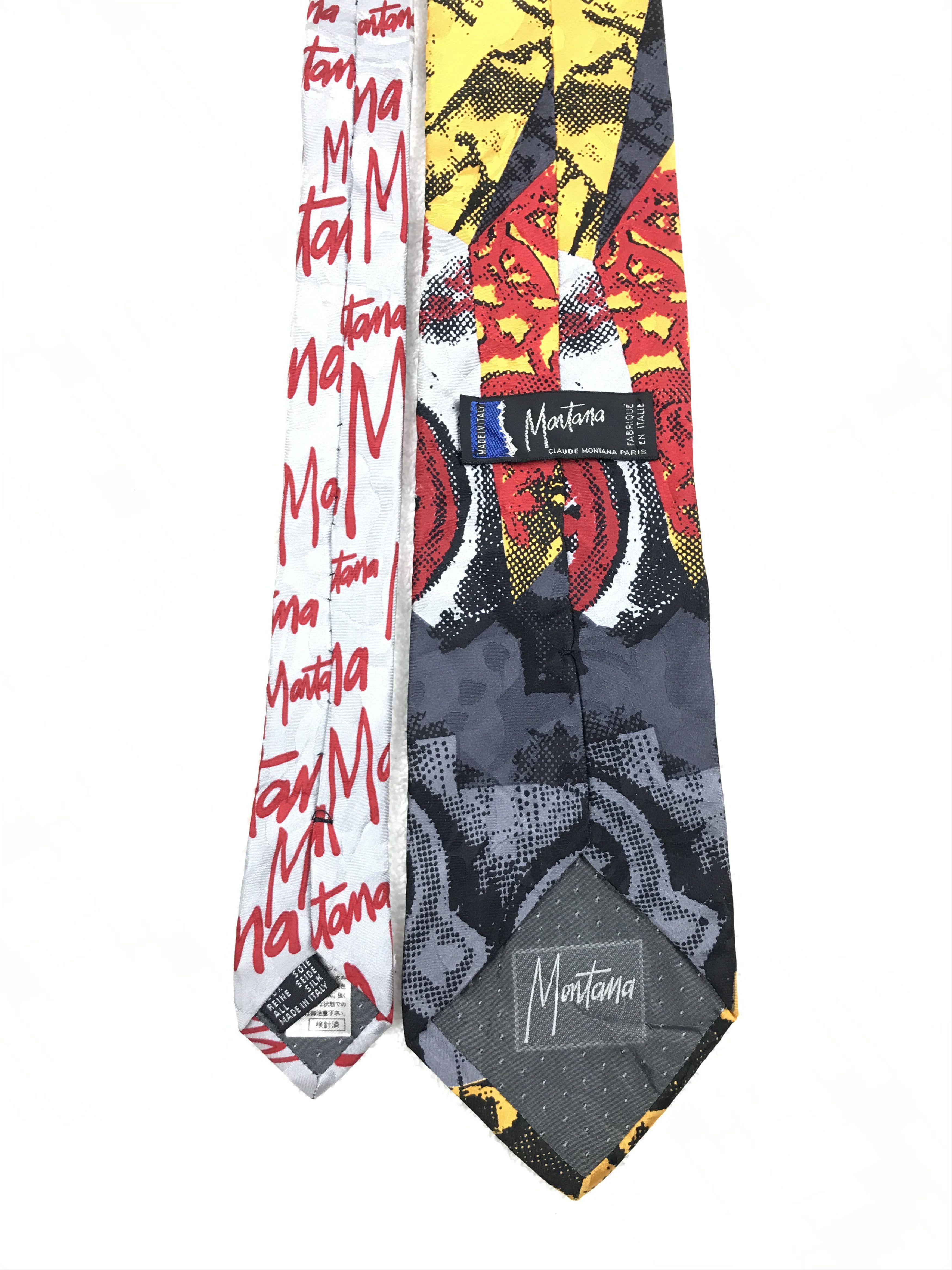 Vintage Vintage Montana Silk Necktie Size ONE SIZE - 4 Thumbnail