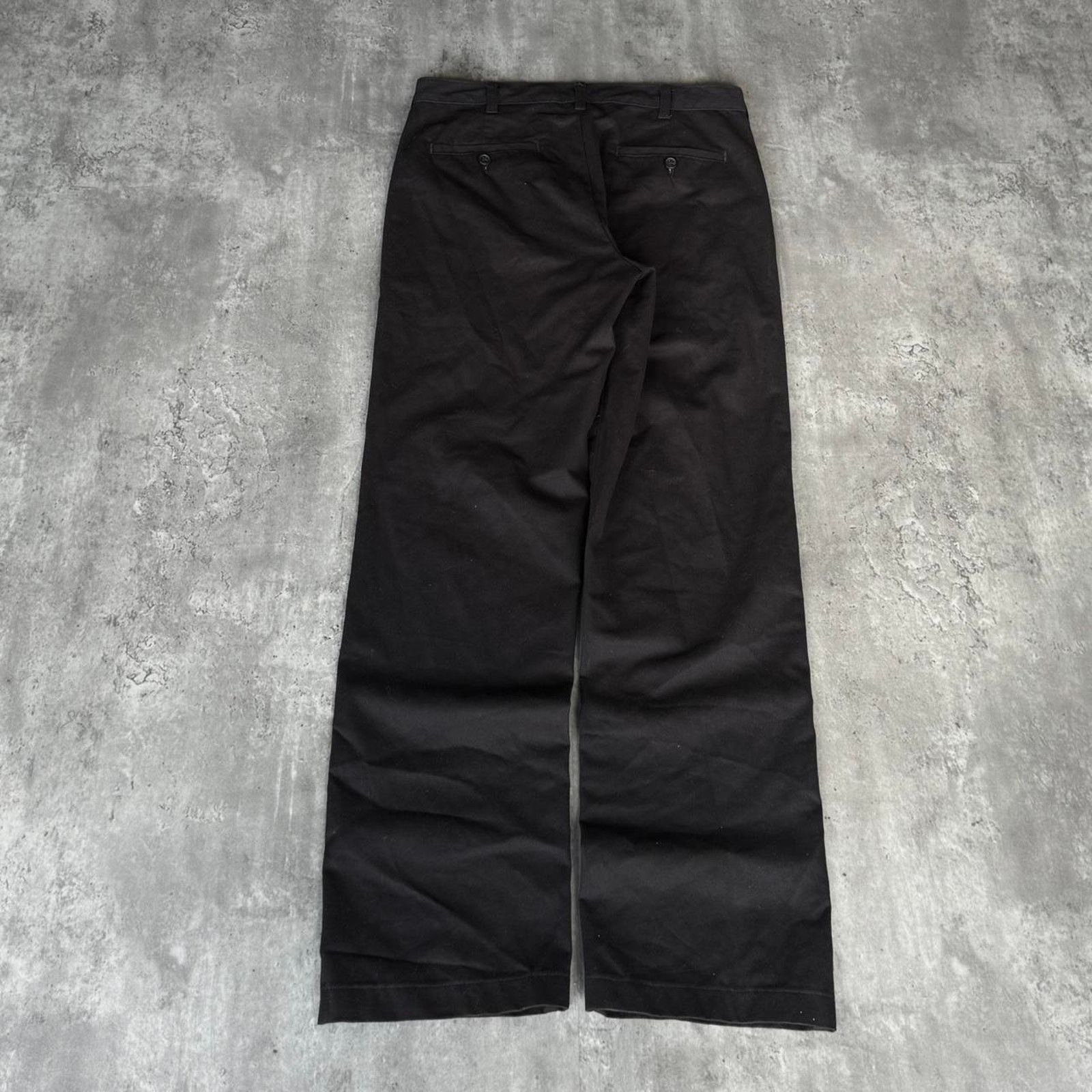 Japanese Brand × Vintage Vintage Y2K George Straight Fit Black Grunge Opium Pants Size US 30 / EU 46 - 2 Thumbnail