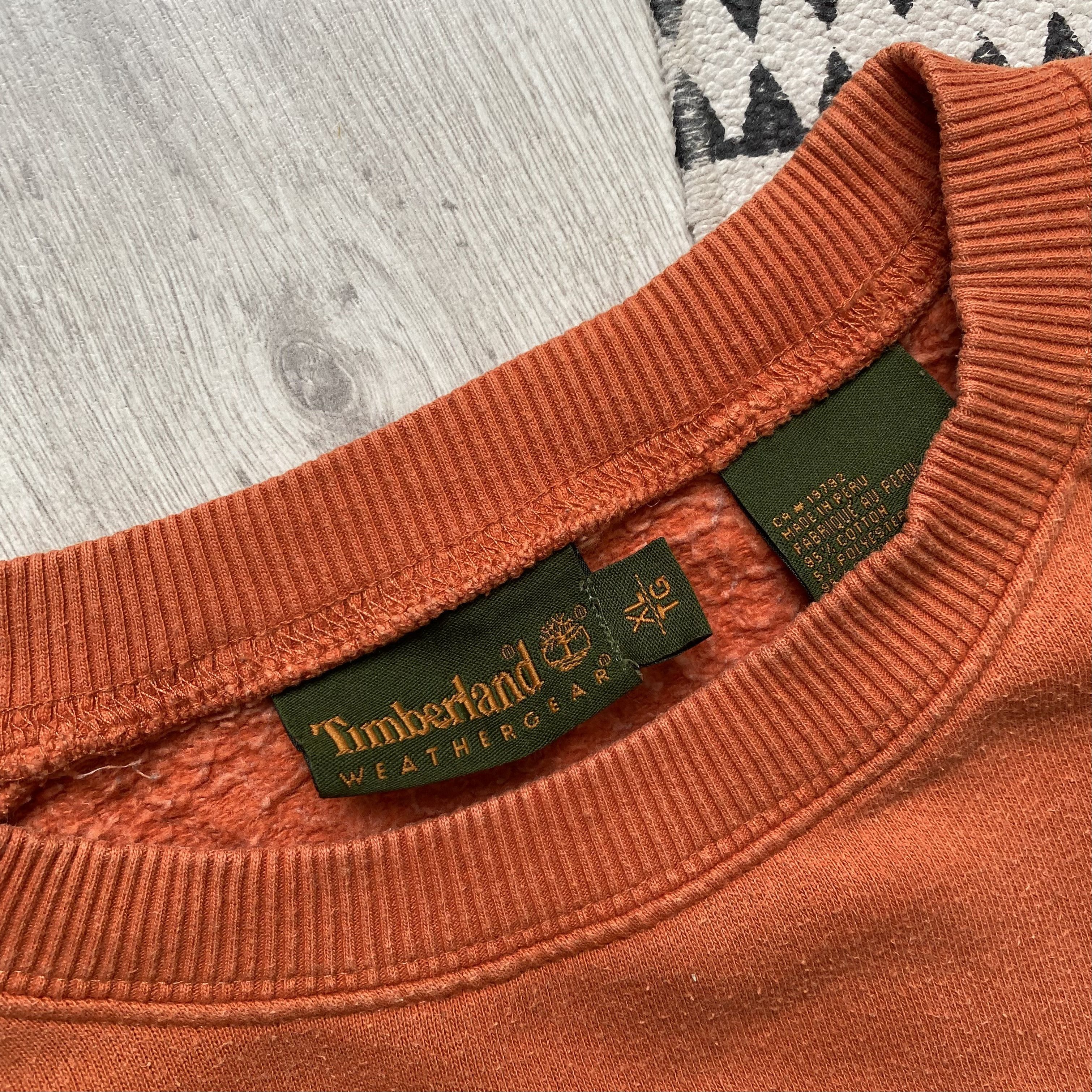 Timberland 🍊 Vintage Timberland Sweatshirt 90s Big Logo Pullover Size US XL / EU 56 / 4 - 6 Thumbnail