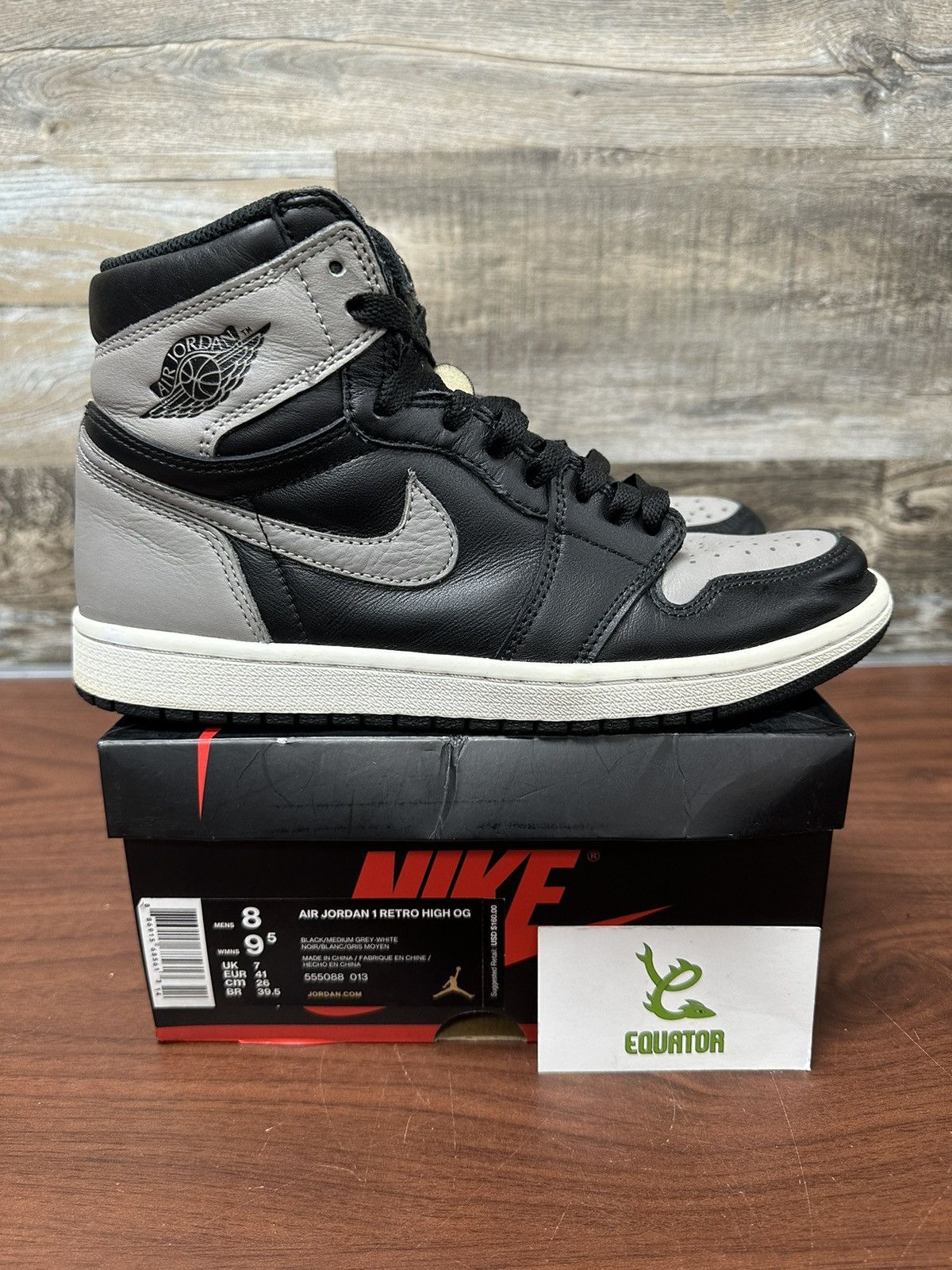 Jordan Brand Nike Jordan 1 High Shadow OG Size 8 Grailed