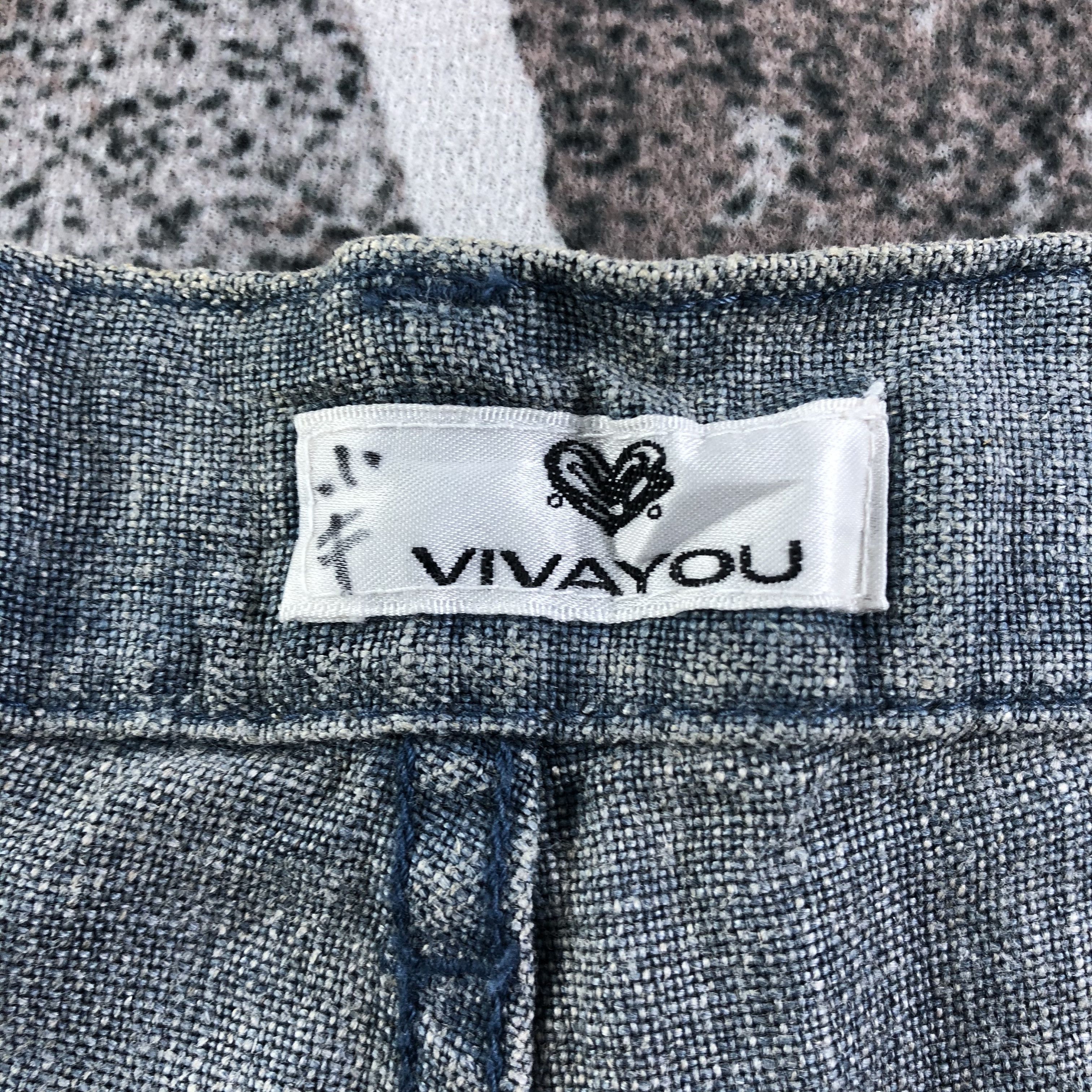 Japanese Brand Vintage Japanese Brand Vivayou Jeans Faded Blue Denim KJ1867 Size US 30 / EU 46 - 7 Thumbnail