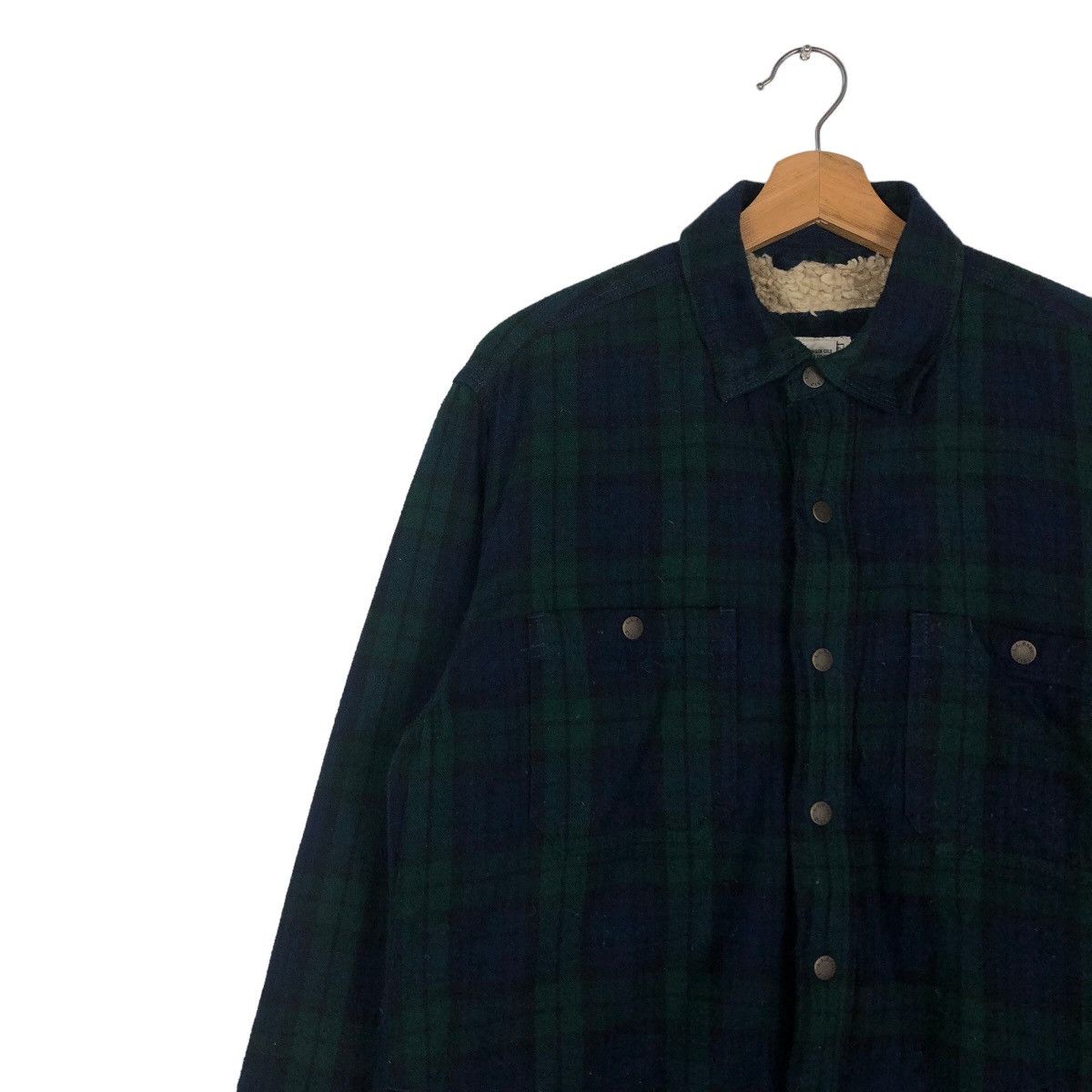 Japanese Brand 🔥Vintage L.L.Bean Shirt Flannel Jacket Shearling Tartan Size US S / EU 44-46 / 1 - 7 Thumbnail