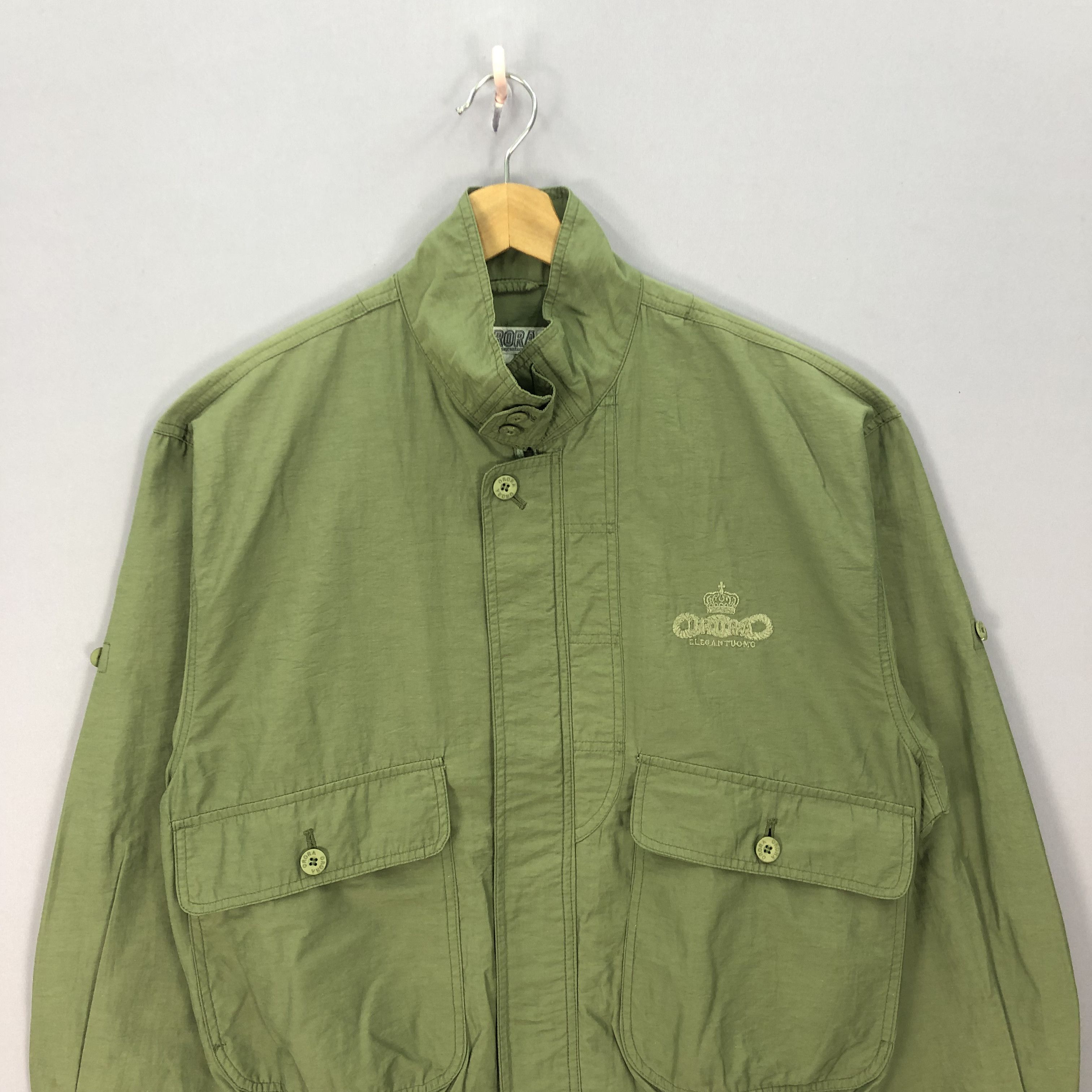 Japanese Brand Vintage 90s Orora Crown Windbreaker Zipper Japanese Jacket Size US XL / EU 56 / 4 - 3 Thumbnail