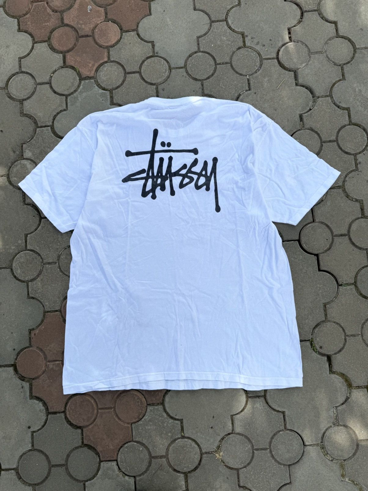 Stussy Vintage Stussy Dice Logo Tee Shirt Size US L / EU 52-54 / 3 - 1 Thumbnail