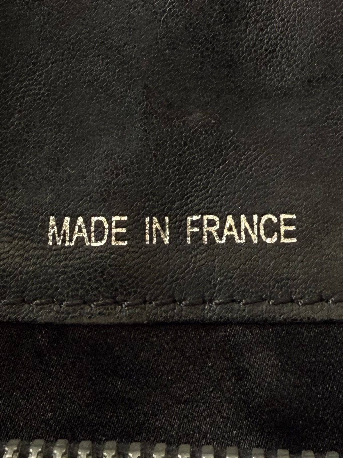 Balmain Balmain by Decarnin AW10 Black Leather Large Zipper Bag Size ONE SIZE - 6 Thumbnail