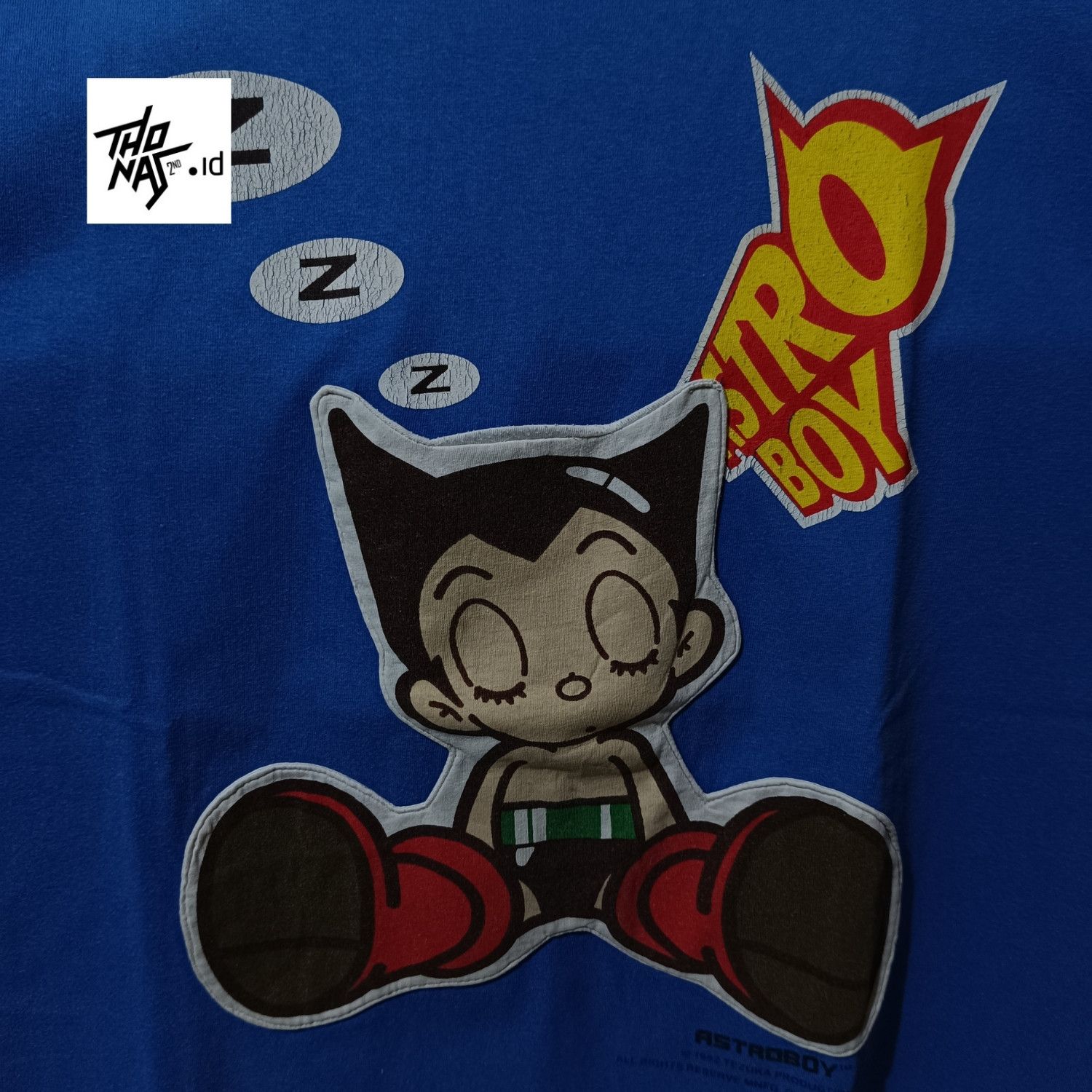 Anime 🔥Rare Find🔥 Vintage 90s Astro Boy Sleeping Ringer Tee Size US XL / EU 56 / 4 - 1 Thumbnail