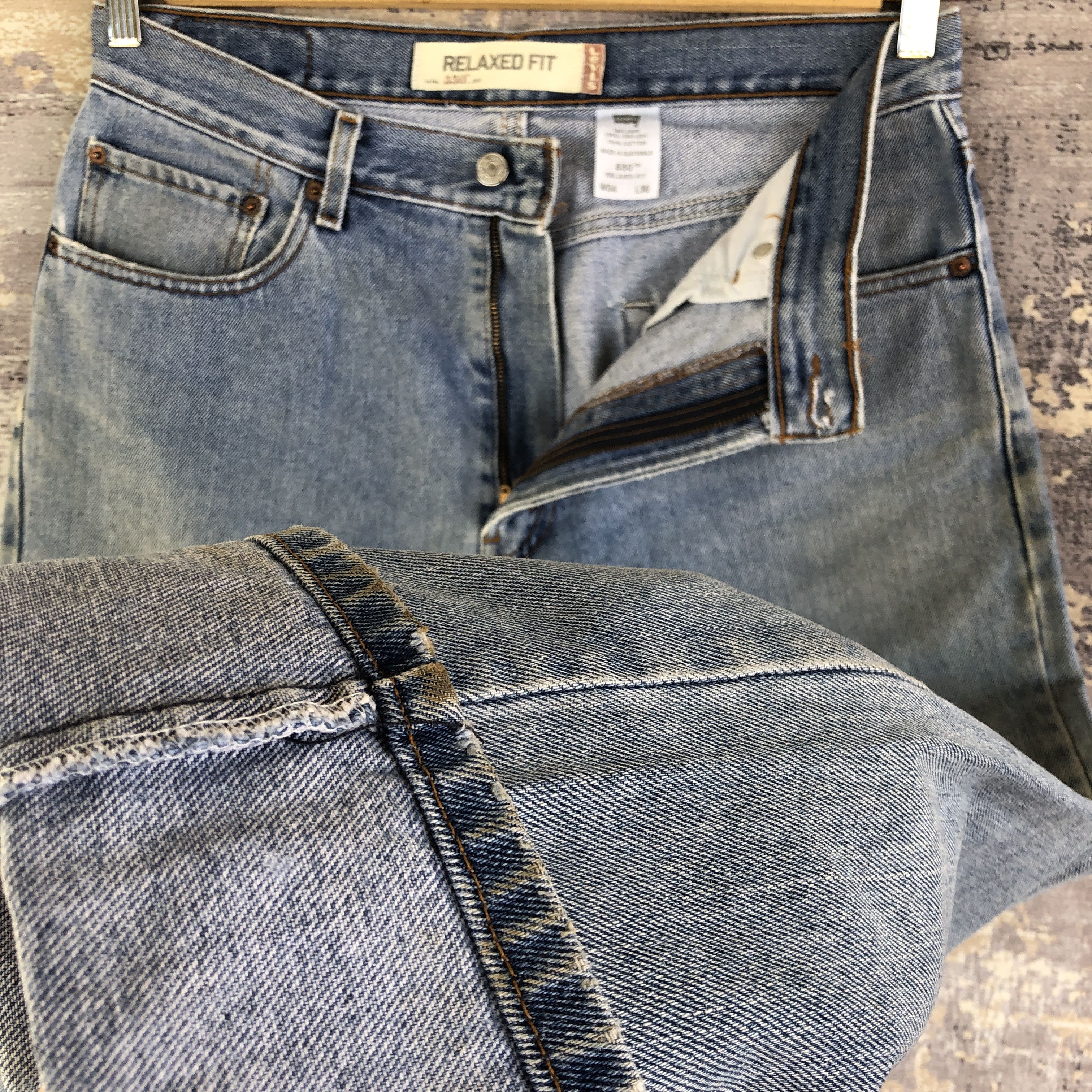 Levi's Vintage Y2K Rusty Levis 550 Baggy Jeans Levi's Faded Denim Size US 32 / EU 48 - 8 Thumbnail