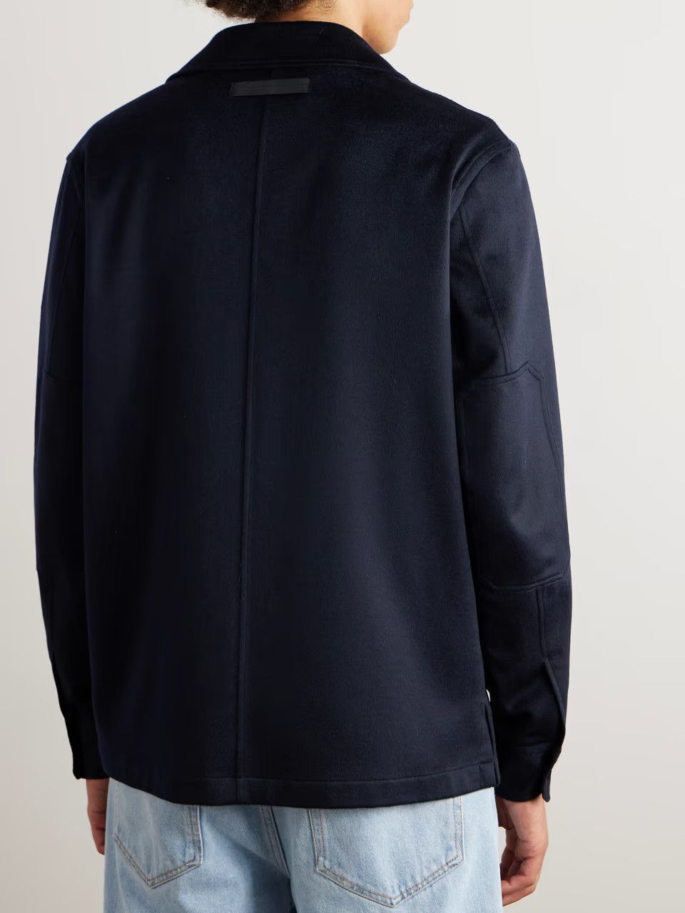Ermenegildo Zegna o1s1rm0425 RUDV14A7 Shirt in Navy Blue Size US M / EU 48-50 / 2 - 3 Thumbnail