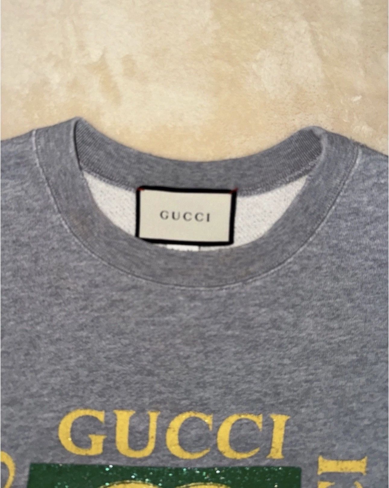 Gucci Gucci SS17 Glitter Logo Flying Tiger Sweatshirt Small Size S / US 4 / IT 40 - 3 Thumbnail