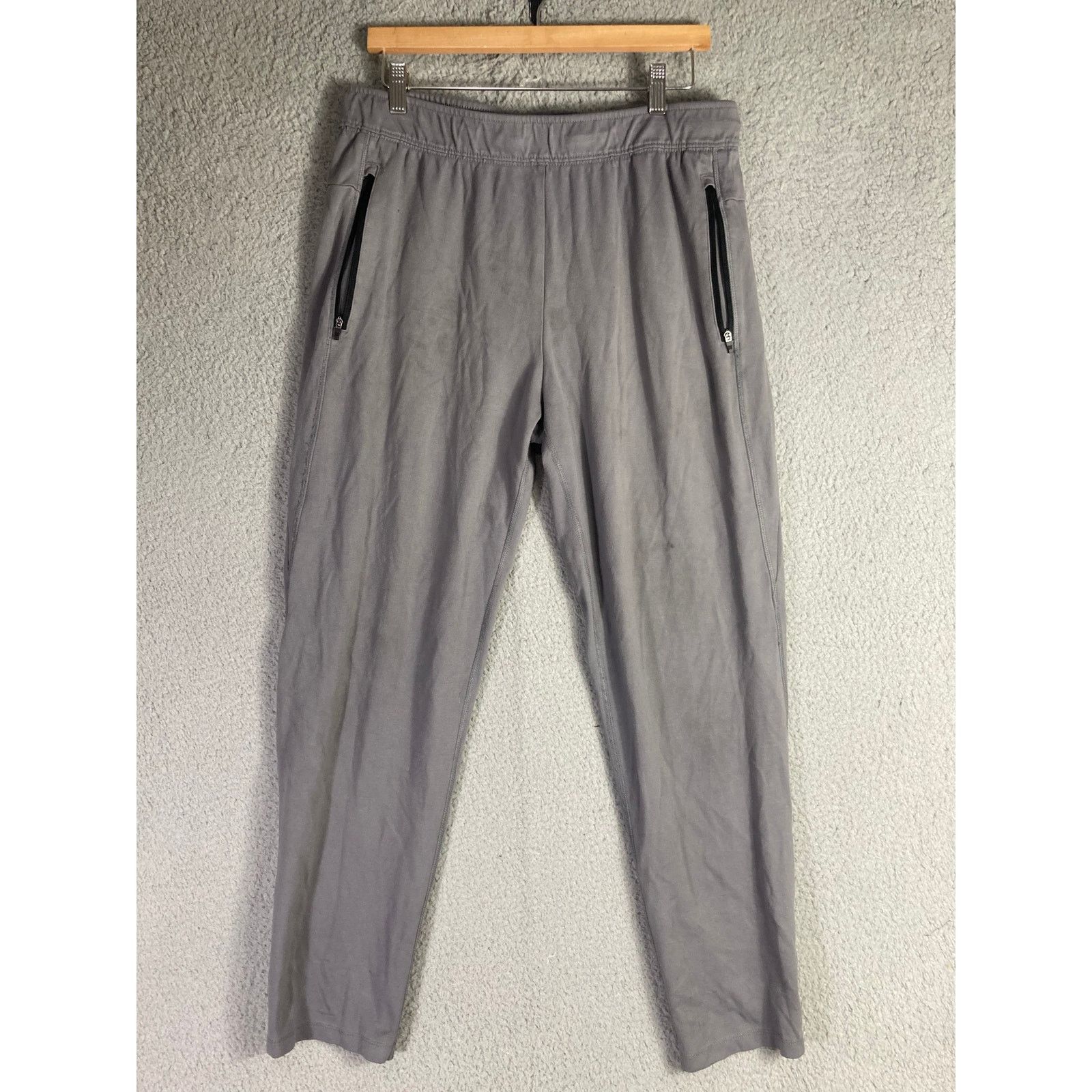 Athletic Works Men's Gray Jogger Pants Size L Athletic Fit Lightweight Size US 32 / EU 48 - 4 Thumbnail