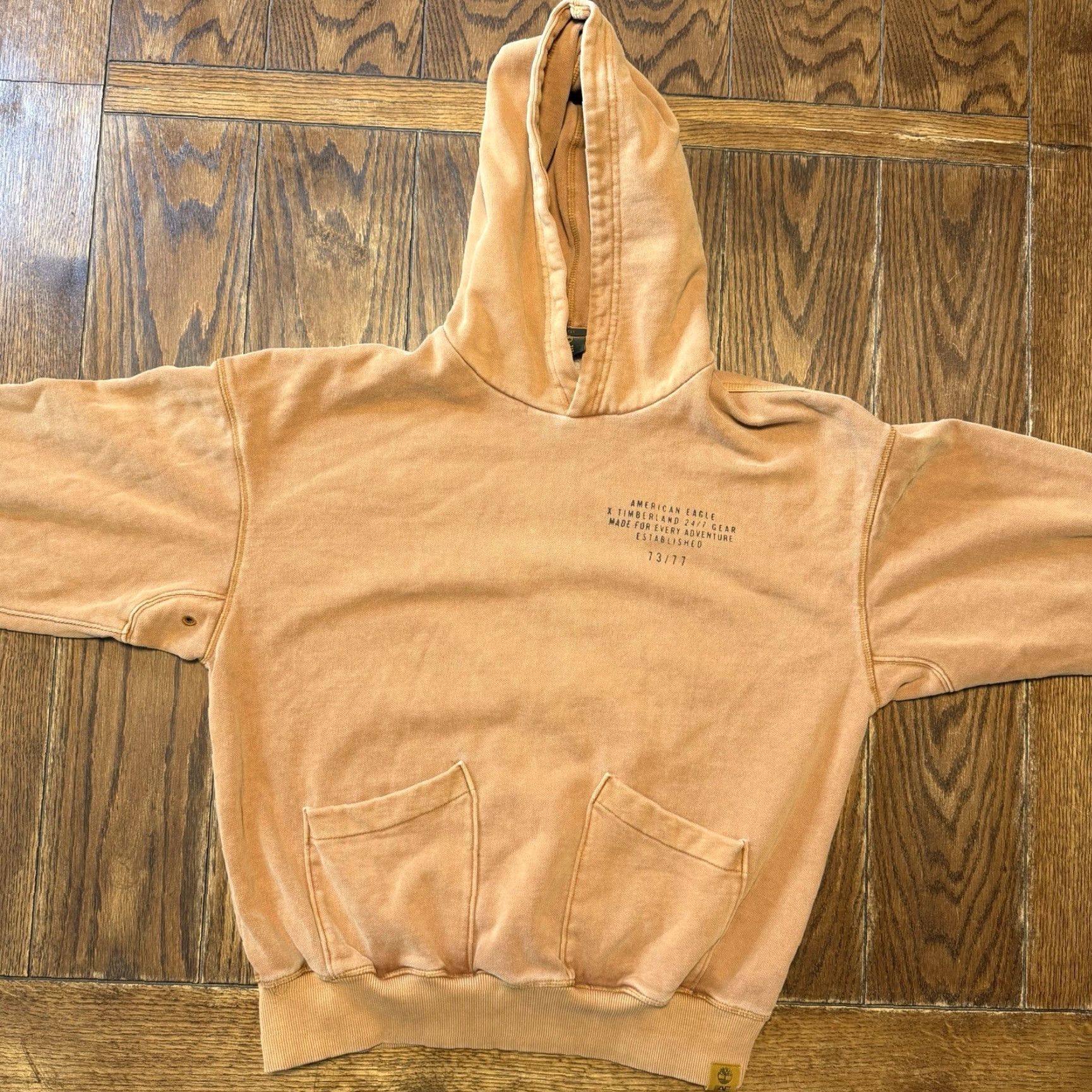 American Eagle Outfitters American Eagle Timberland Boot Hoodie Size XS Brown Pockets Size US XS / EU 42 / 0 - 3 Thumbnail