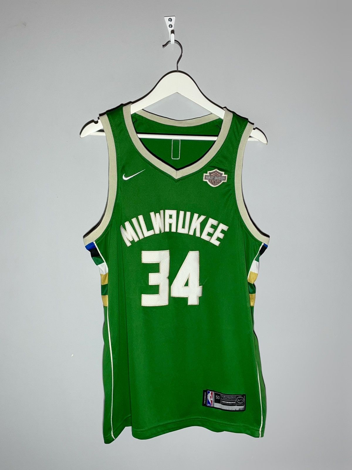 34 Antetokounmpo Milwaukee Bucks Nike Y2k Basketball Jersey