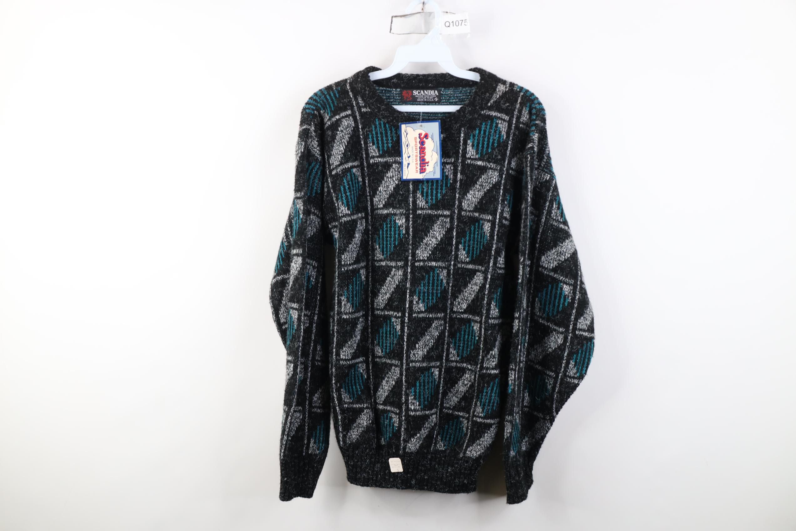 Vintage Deadstock Vintage 80s 90s Streetwear Knit Sweater USA Size S / US 4 / IT 40 - 1 Thumbnail