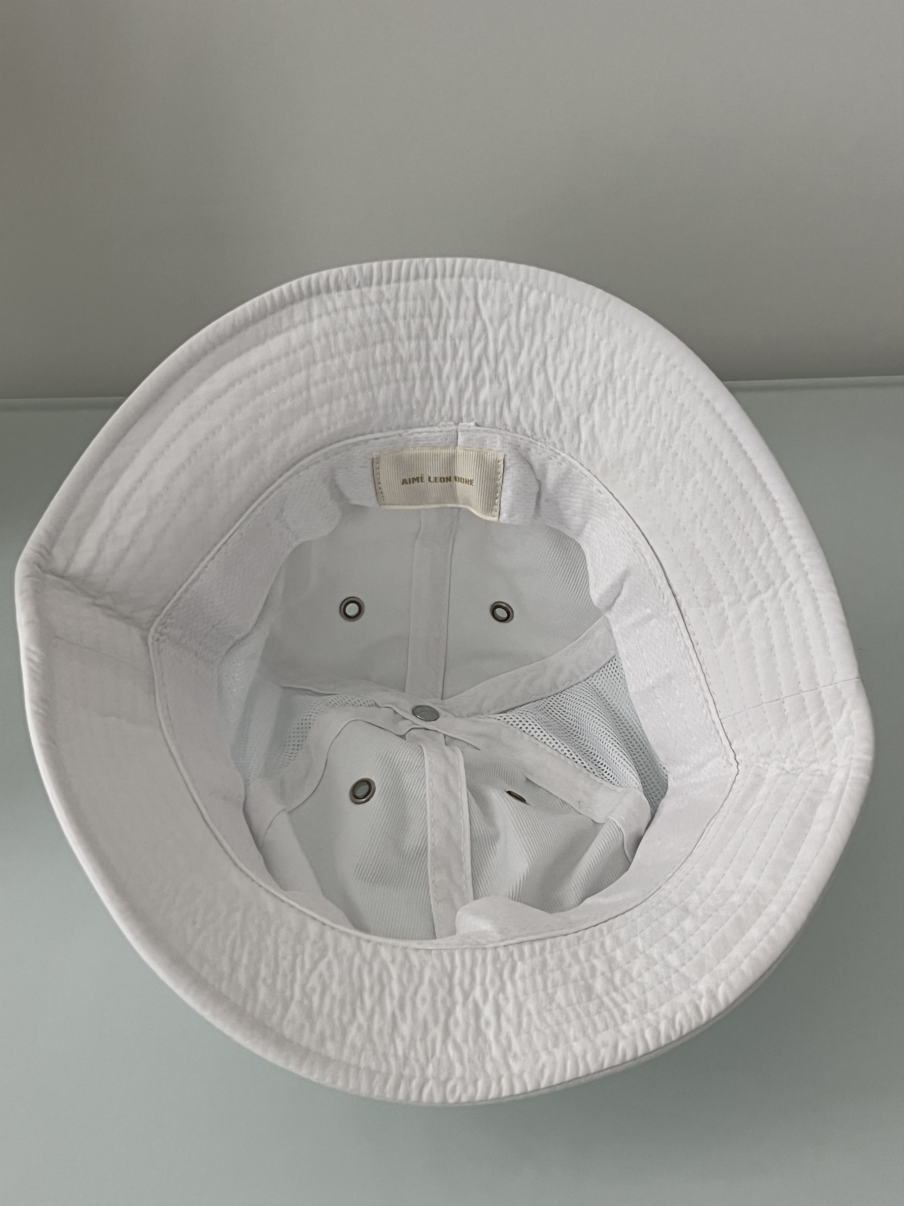 Aime Leon Dore Aime Leon Dore Bucket Hat (White) Size ONE SIZE - 6 Thumbnail