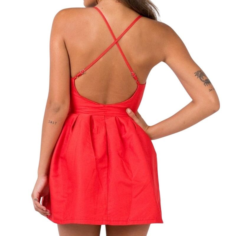 PRINCESS POLLY Princess Polly Somebody to Love Mini Dress in Red Size US 14 Size XL / US 12-14 / IT 48-50 - 2 Thumbnail