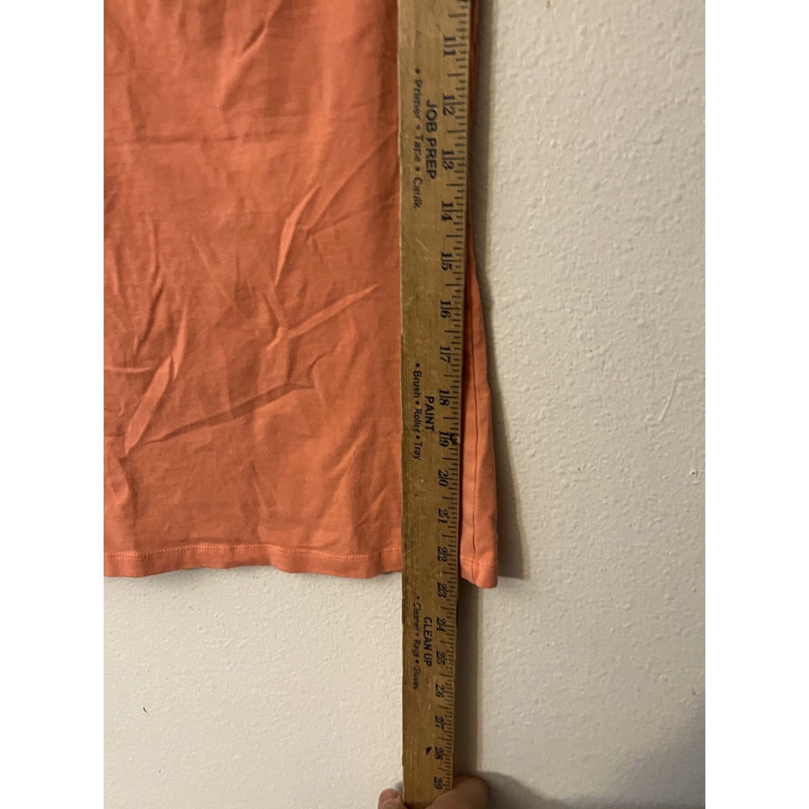 H&M H&M Basic Tank XS Orange Solid Women Tank Cotton,modal Sleeveless Camisole Shirt Top Buds Size XS / US 0-2 / IT 36-38 - 4 Thumbnail