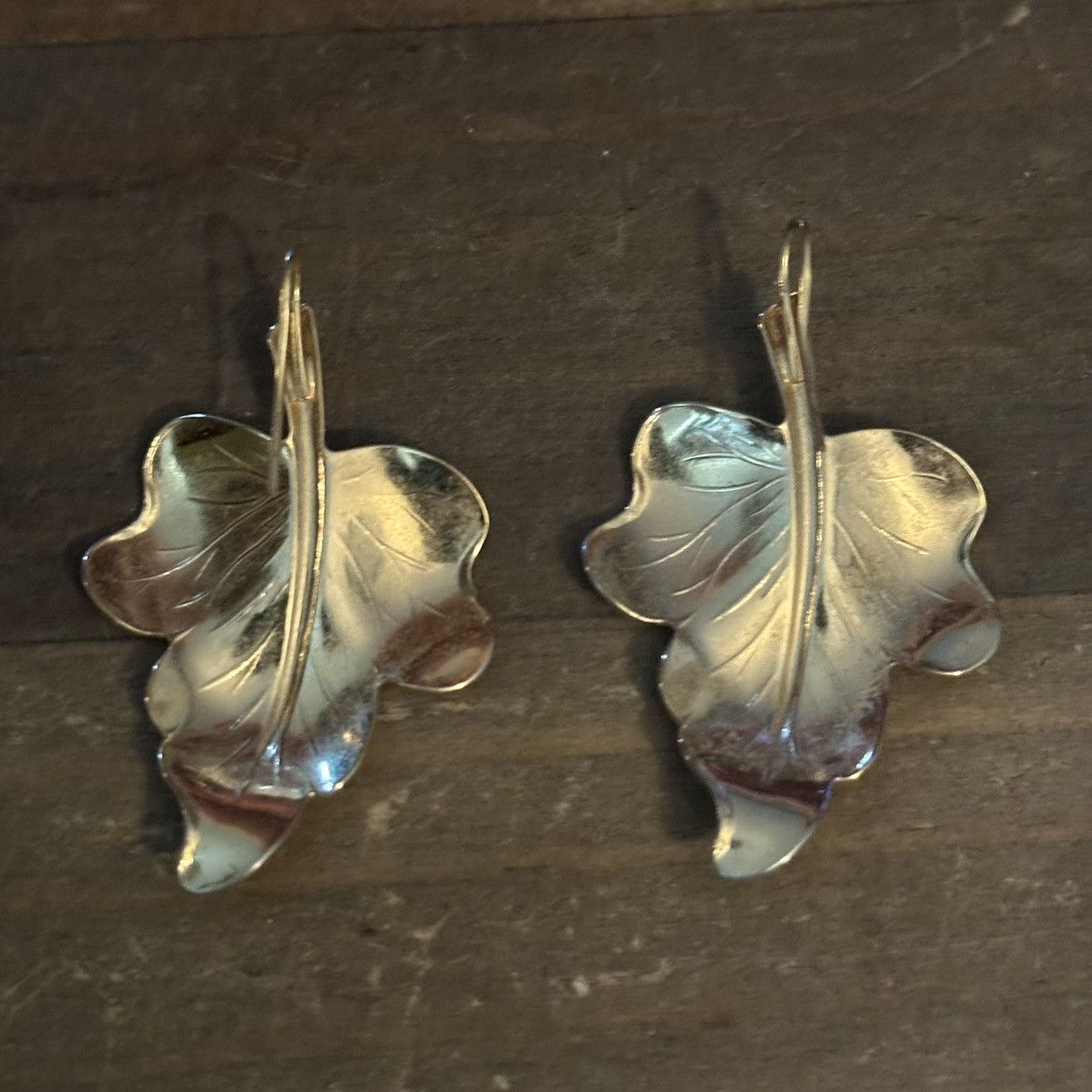 Other Falling golden leaf earrings Size ONE SIZE - 4 Thumbnail