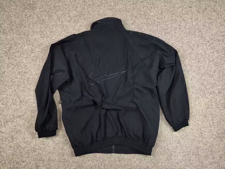 Nike Vintage 90's Nike Premier Dark Blue Logo Light Trek Jacket Size US L / EU 52-54 / 3 - 5 Thumbnail