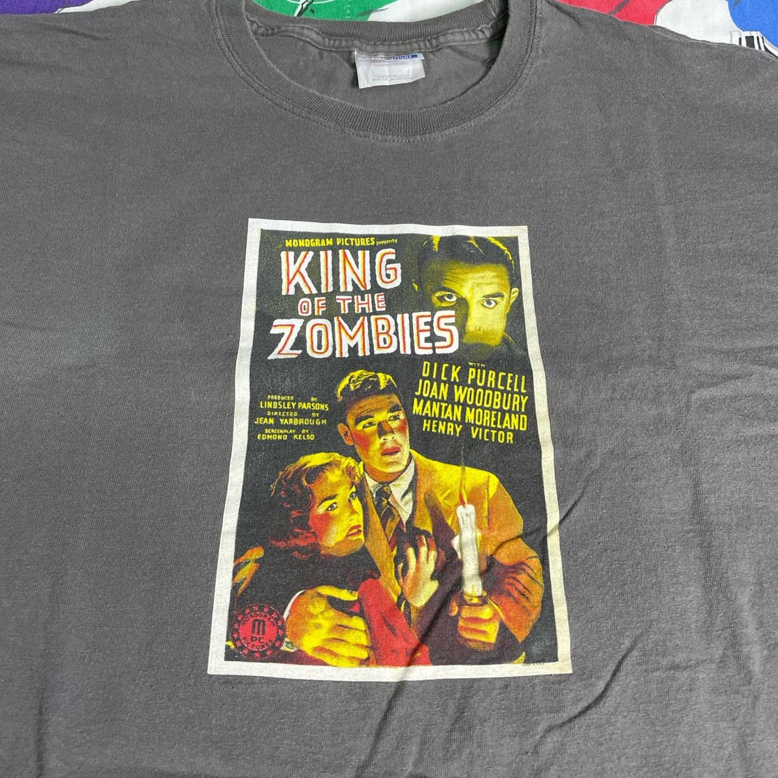 Vintage VTG 90s/00s King of The Zombies Horror Halloween Scary Tee Size US XL / EU 56 / 4 - 3 Thumbnail