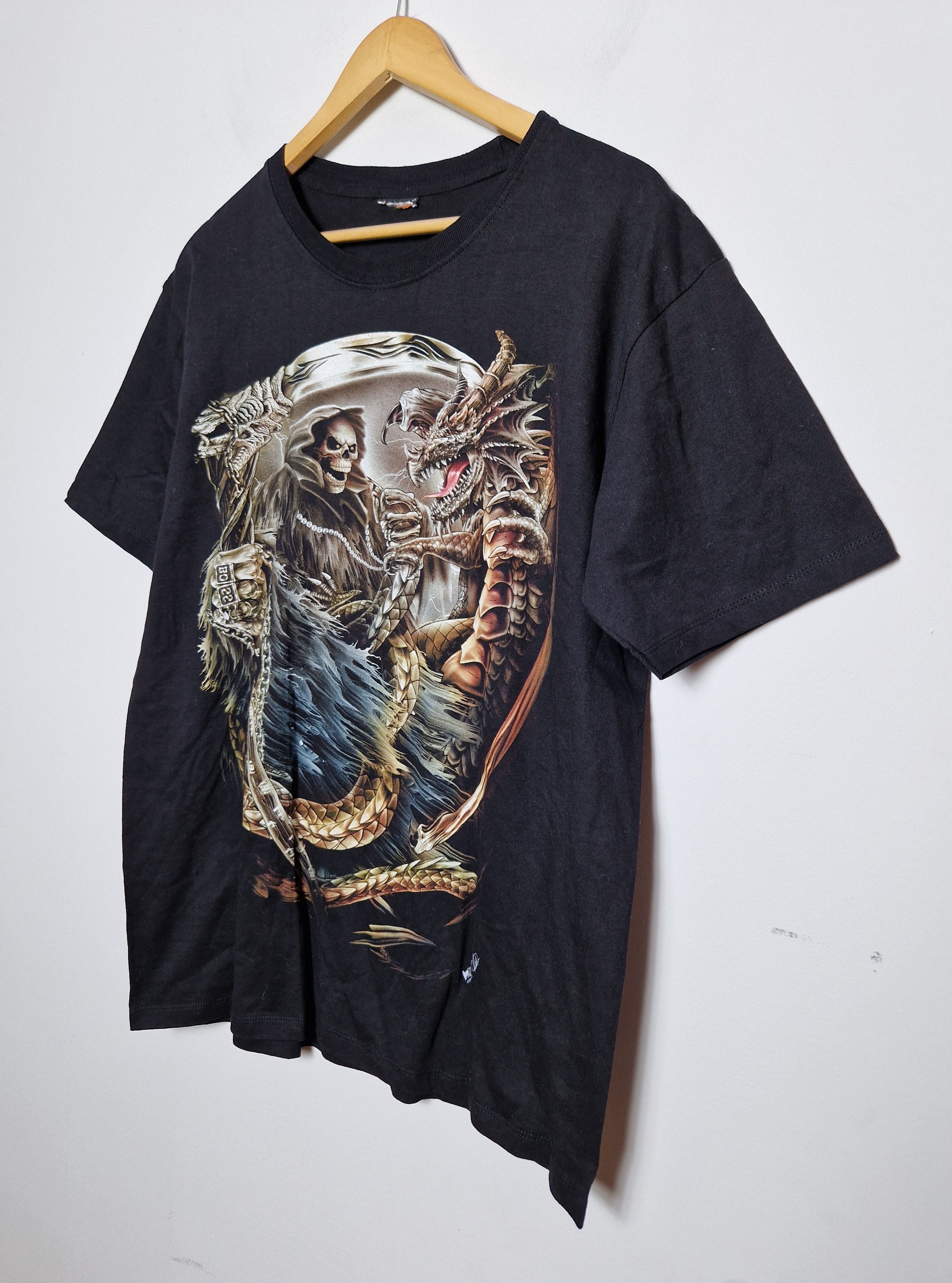 Band Tees vintage dragon printed t-shirt rock metal darkness vampire Size US L / EU 52-54 / 3 - 1 Thumbnail