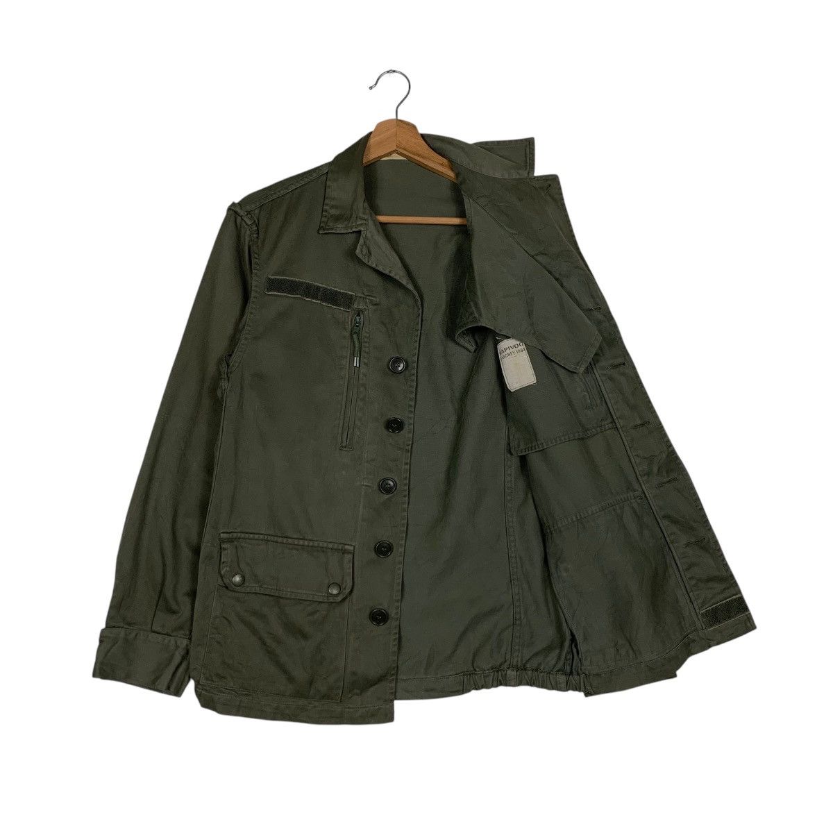 Vintage SAPIVOX UXEGNEY 1984 How’s Life Logo Army Jacket #1511-C68 Size US M / EU 48-50 / 2 - 9 Thumbnail
