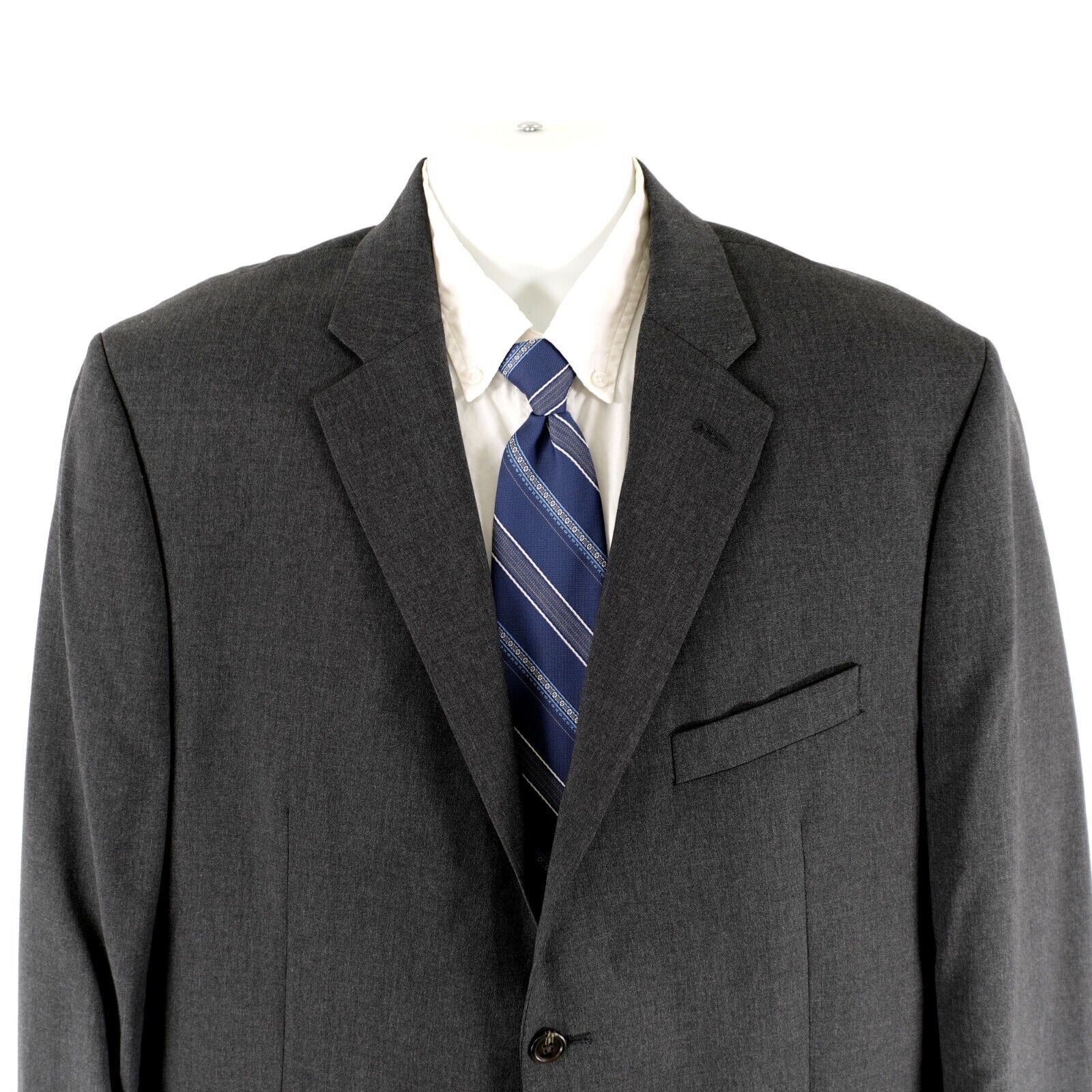 Lauren Ralph Lauren Lauren Ralph Lauren Wool Gray 2 Button Blazer 44L Portly Tag Grailed