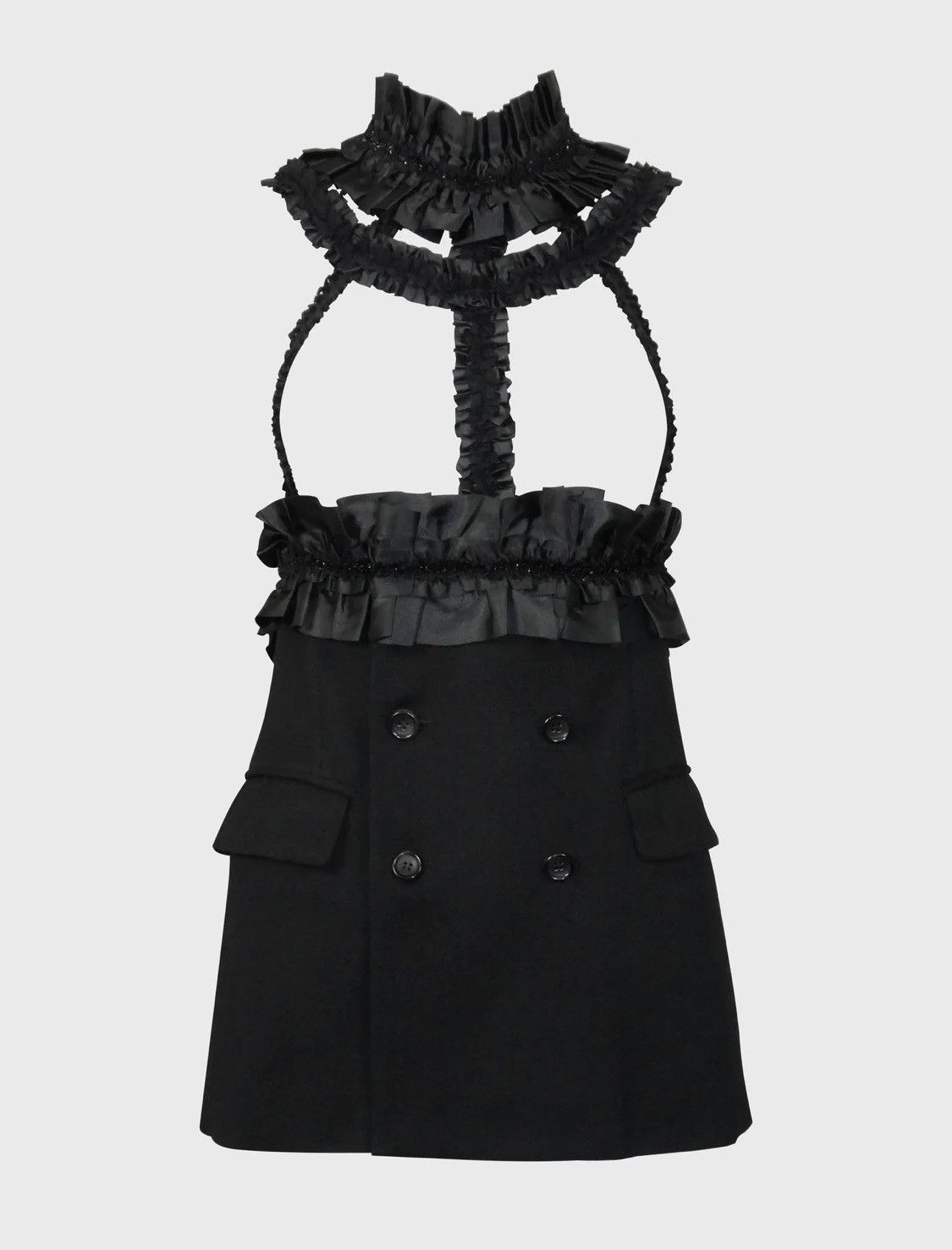 image of Comme Des Garcons Fall 2008 "bad Taste" Hybrid Dress in Black, Women's (Size 30)