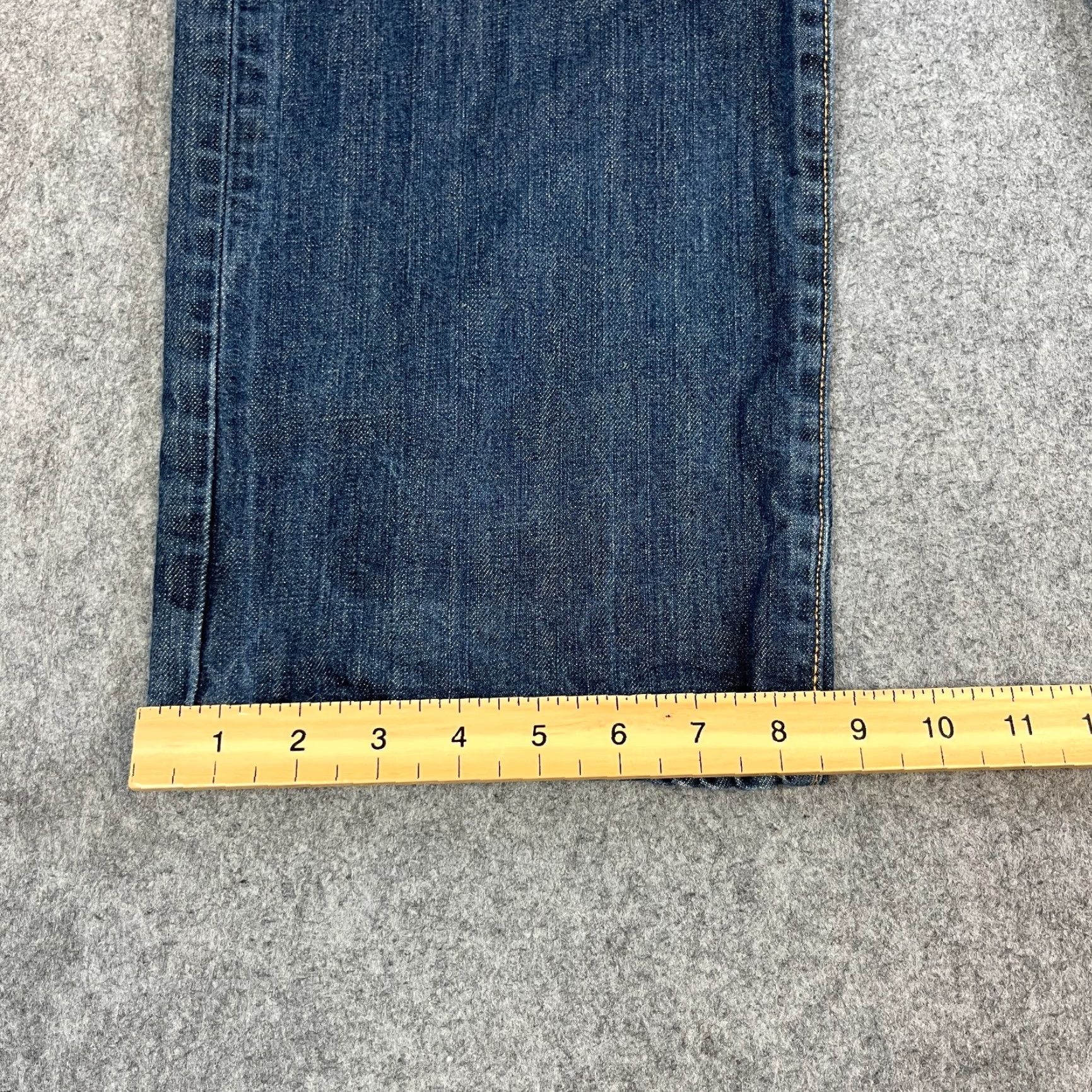 Levi's Levi's 501 Jeans Straight 40 Mens Denim Dark Blue Cotton Button Fly 5-Pocket Size US 40 / EU 56 - 3 Thumbnail