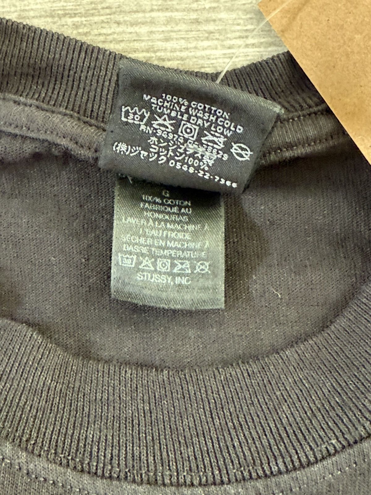 Stussy Stussy Ranger 1905157 Pigment Dyed Black Tee T-Shirt Large Size US L / EU 52-54 / 3 - 6 Thumbnail