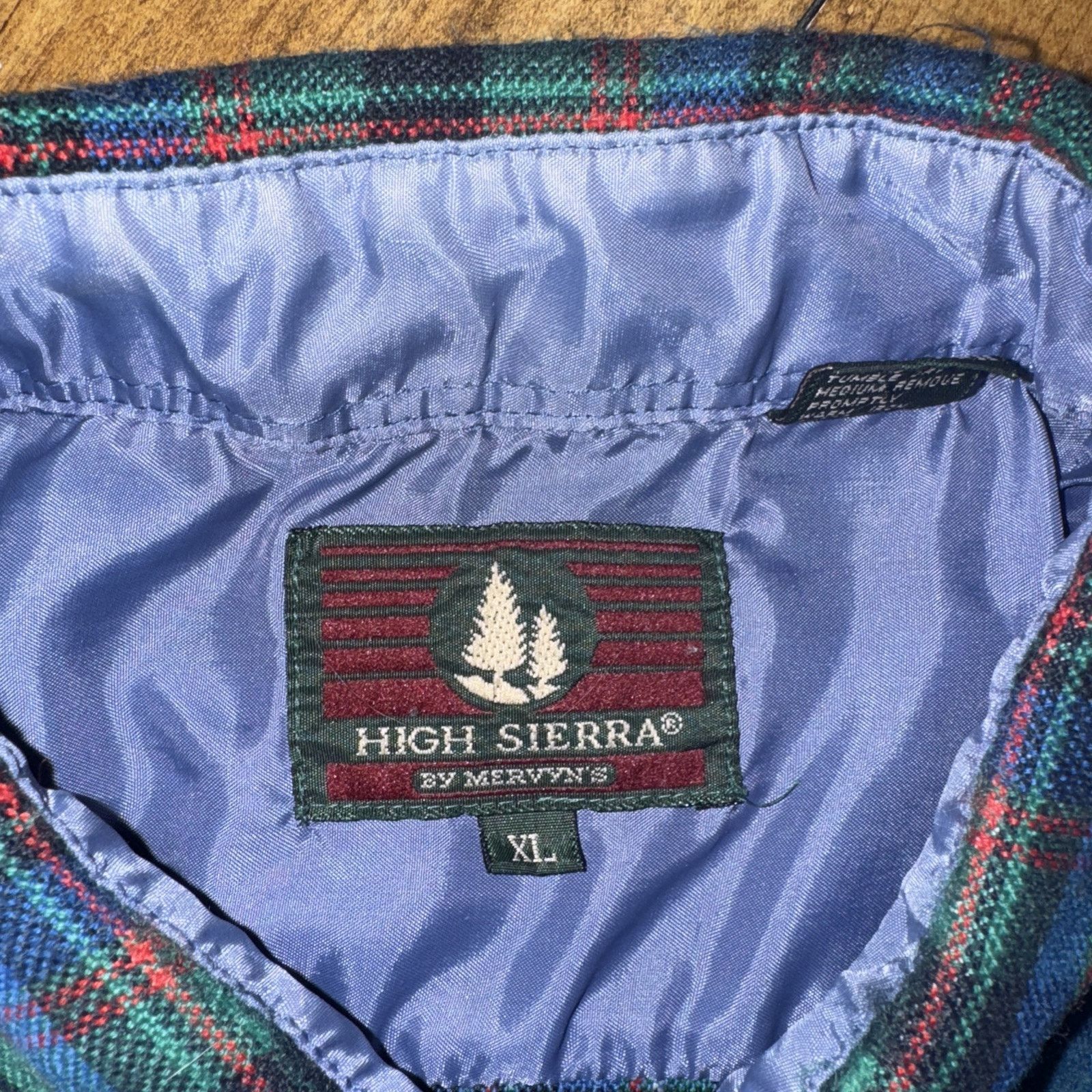 High Sierra × Vintage High Sierra By Mervin’s Flannel Shirt 24x29 XL Plaid Size US XL / EU 56 / 4 - 3 Thumbnail