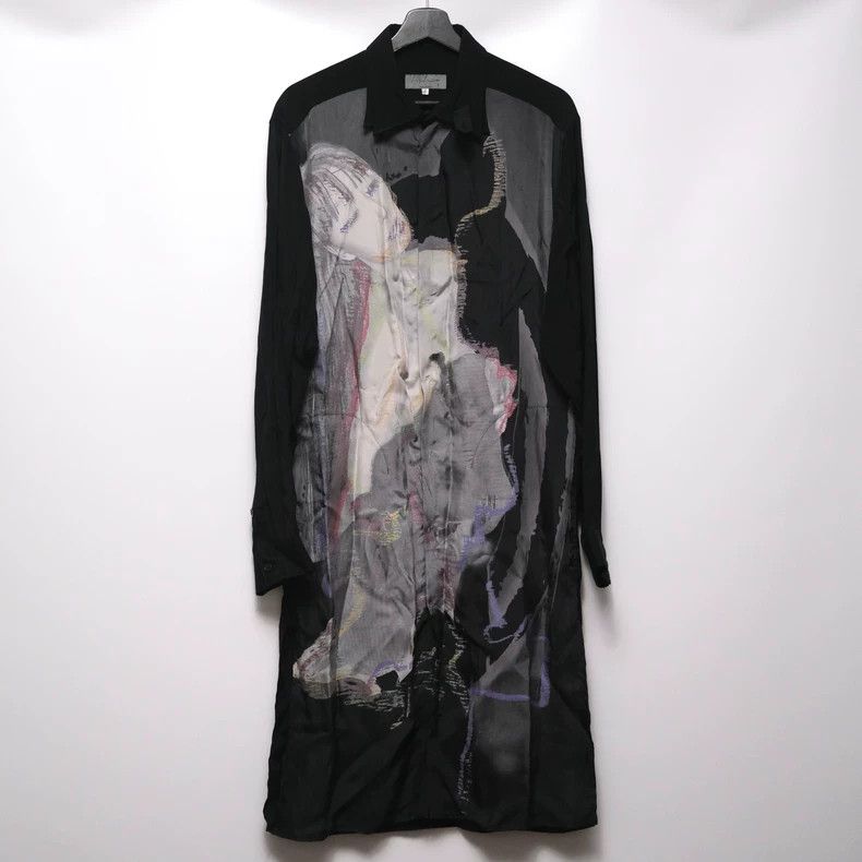 Yohji Yamamoto Yohji Yamamoto Silk blend women like long shirt Size US M / EU 48-50 / 2 - 1 Thumbnail