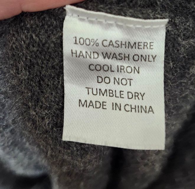 Other WYSE London Gray Cashmere sweater With Stars, Size 1 Size L / US 10 / IT 46 - 8 Thumbnail