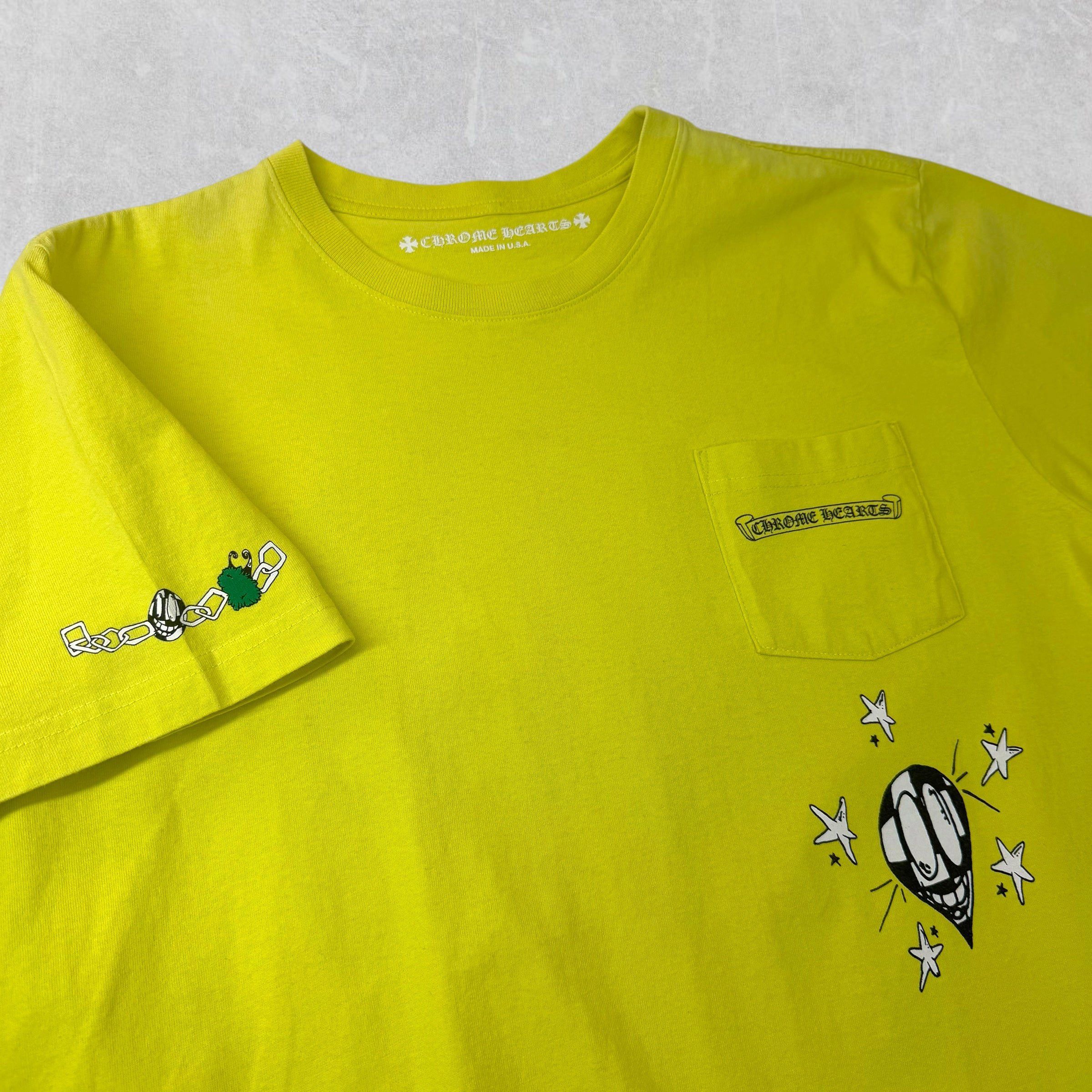 Chrome Hearts Chrome Hearts Matty Boy "Link" Tee Neon XL Size US XL / EU 56 / 4 - 3 Thumbnail