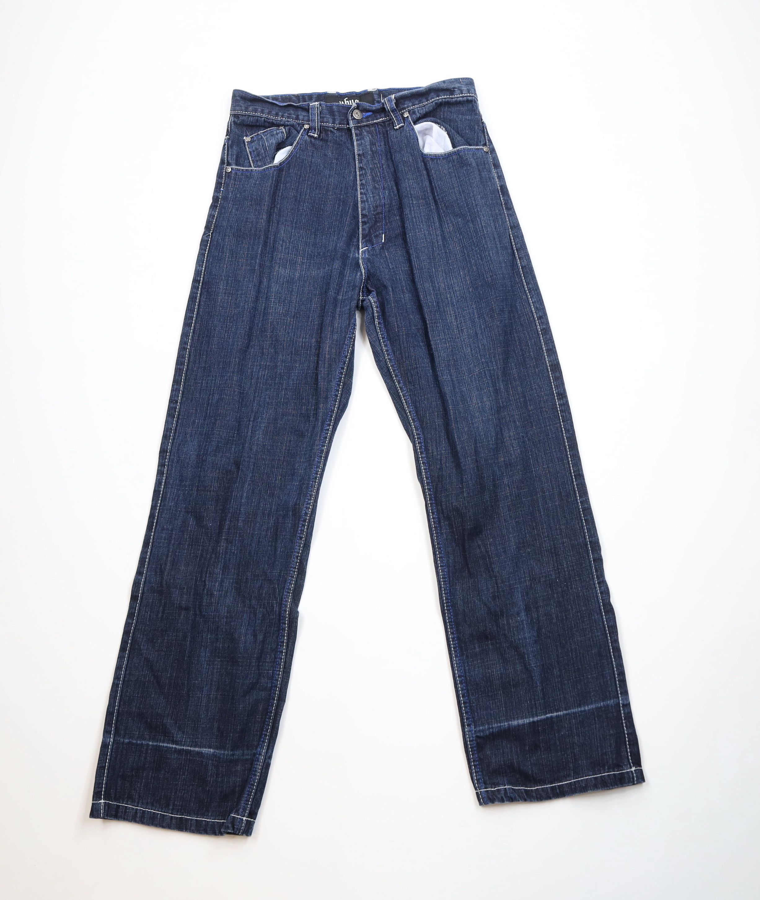 Vintage 90s Y2K Streetwear Baggy Loose Wide Leg Denim Jeans