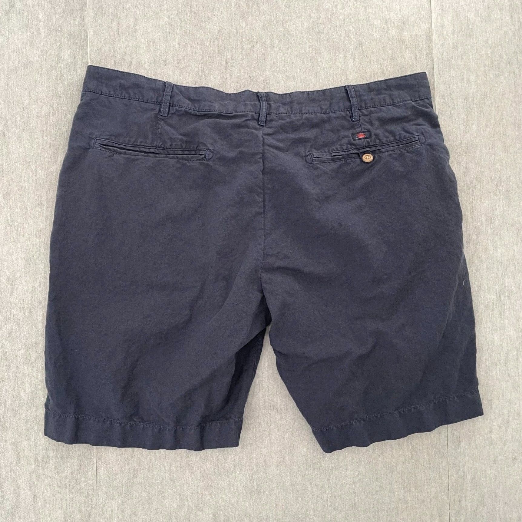 Faherty VINTAGE Faherty Shorts Men 38 Blue Linen Cotton Chino Casual Travel Beach Outdoor Size US 38 / EU 54 - 2 Thumbnail