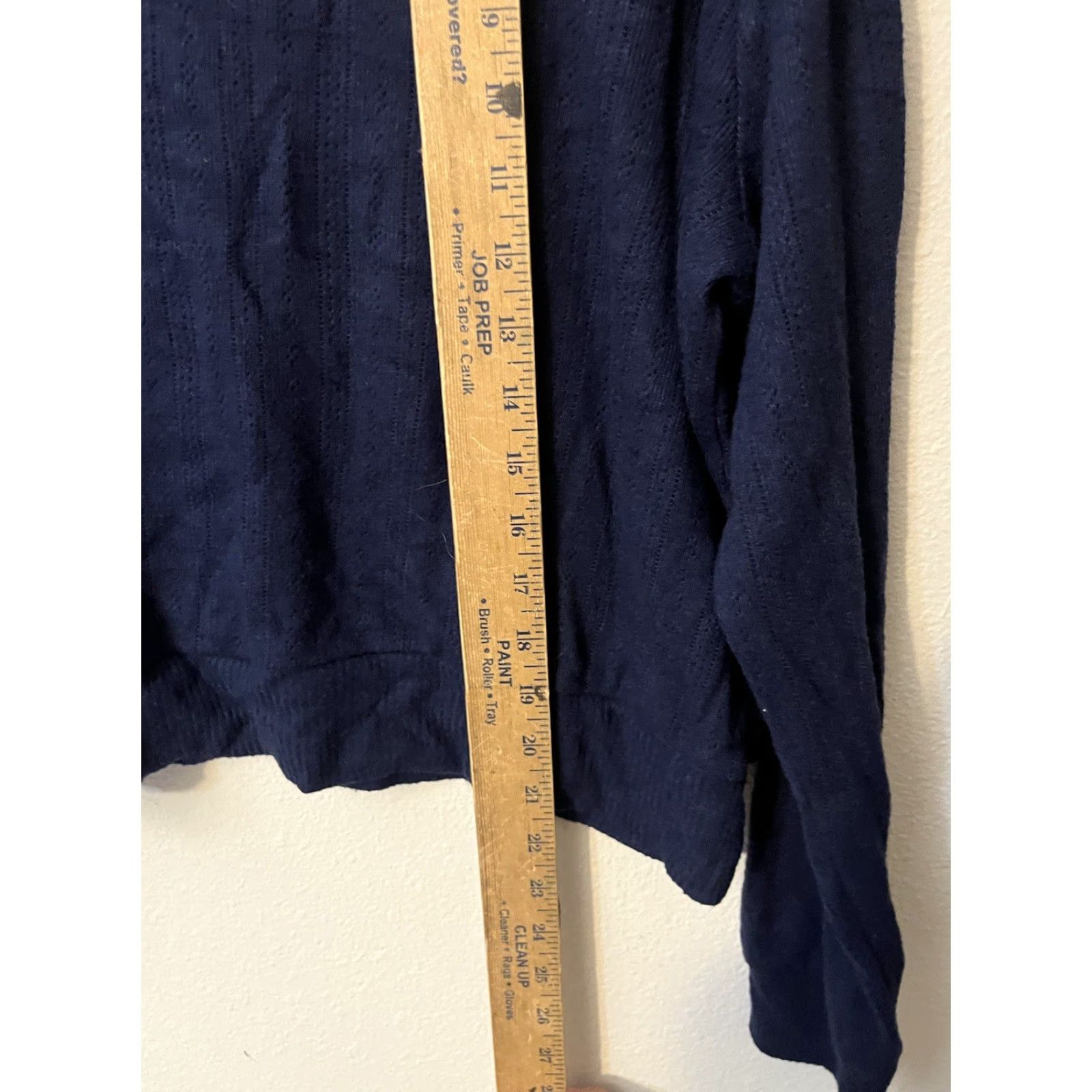 Loft Loft Sweater Womens XL Navy Blue Long Sleeve Round Neck Pullover Size XL / US 12-14 / IT 48-50 - 4 Thumbnail
