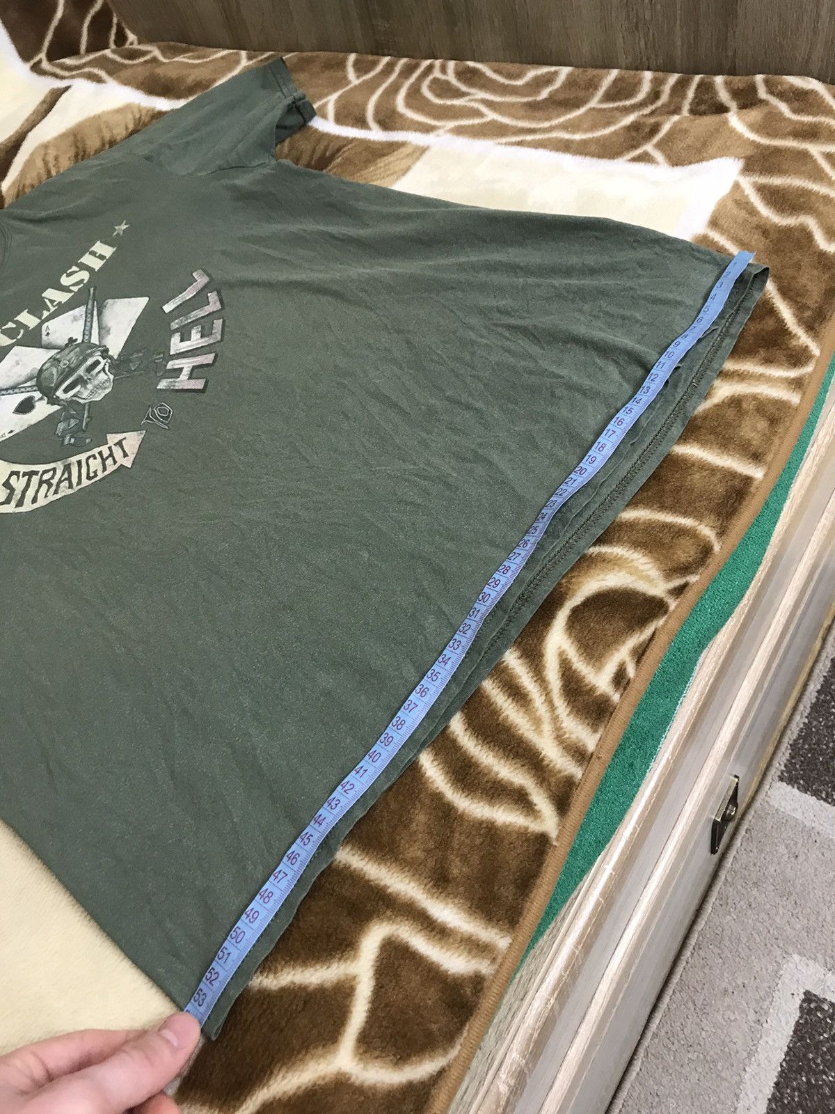 Band Tees 🔥 Vintage The Clash Straight to Hell Punk Rock Green Tees Size US L / EU 52-54 / 3 - 10 Thumbnail
