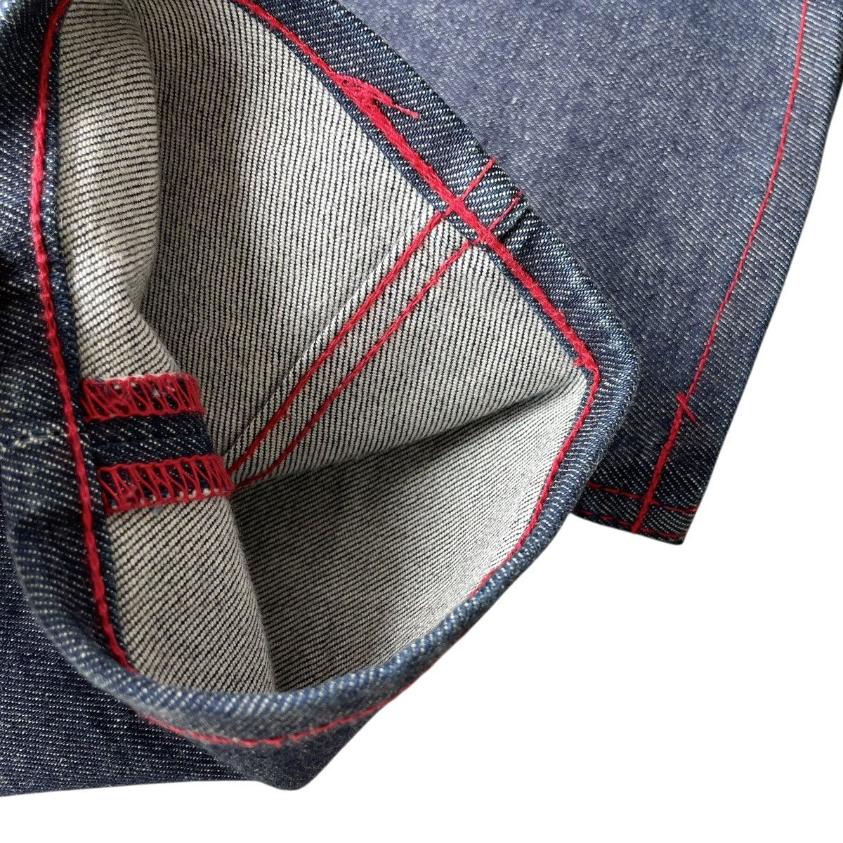 Vivienne Tam Vivienne Tam New York Designer Raw Indigo Denim Jeans Size 29" - 11 Thumbnail