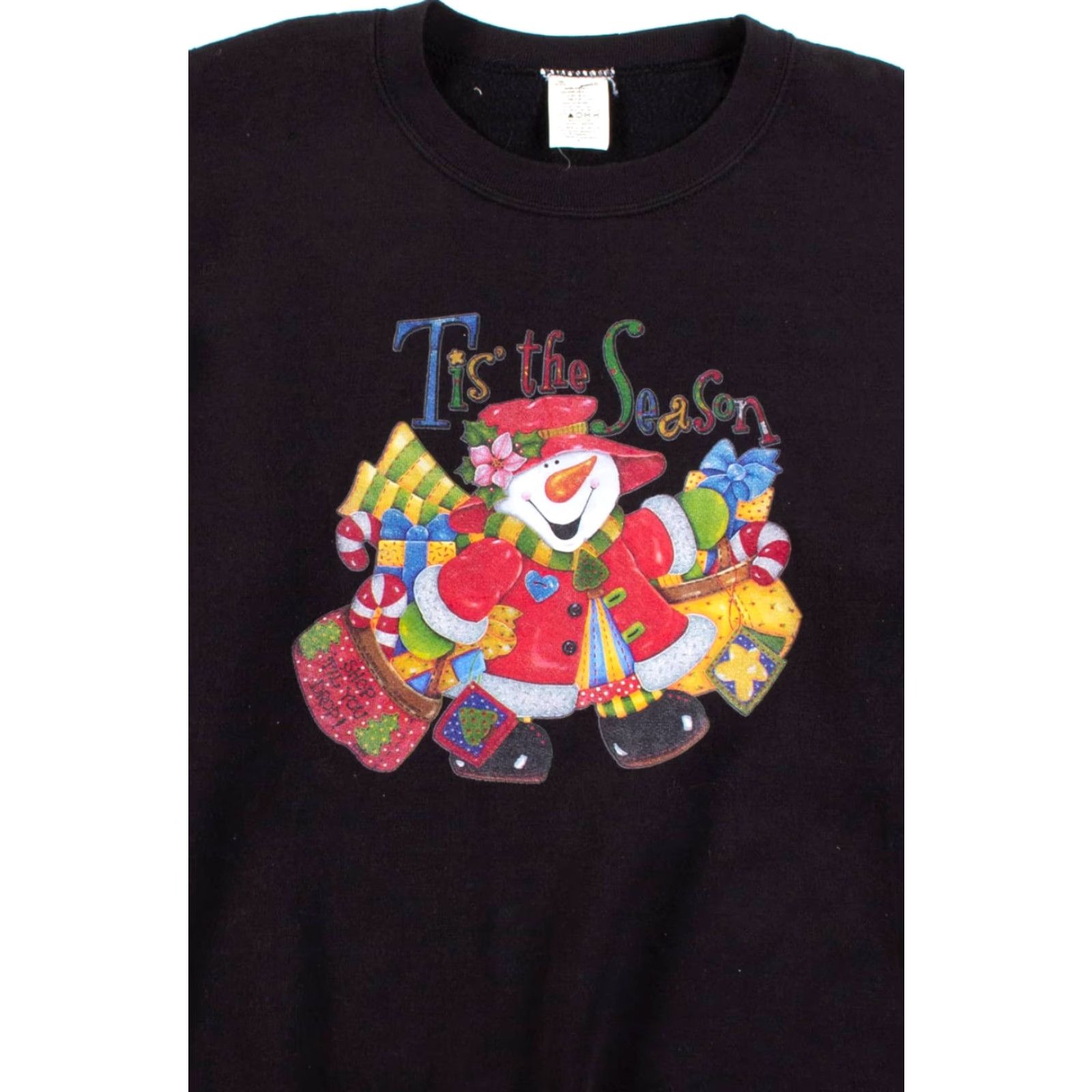 Vintage VINTAGE Black Ugly Christmas Sweatshirt XS-XL 46 Chest Unkown Brand Men's Women's Size XXL XL Christmas Flair Snowmen Shirt Size XL / US 12-14 / IT 48-50 - 2 Thumbnail