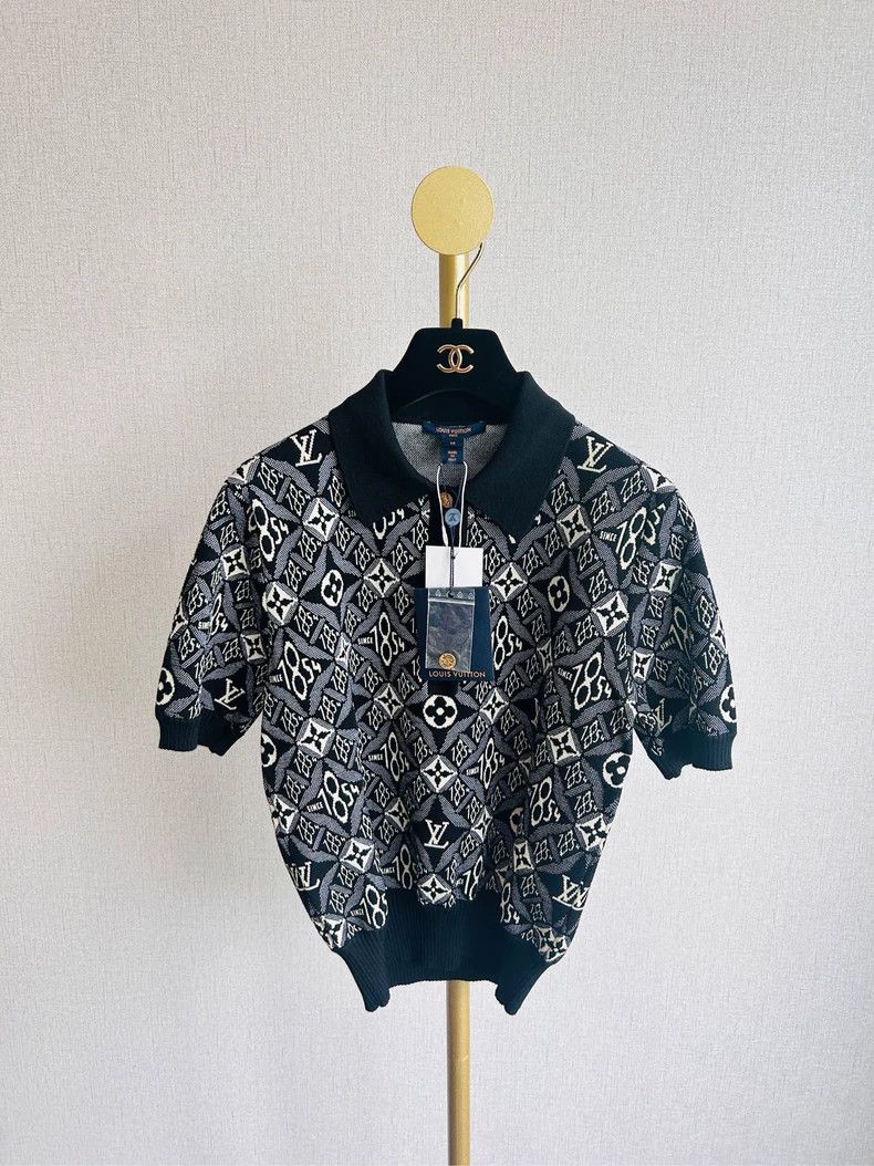 Louis Vuitton Louis Vuitton 1854 Series Wool Knitted Polo shirt 2505-Next Size M / US 6-8 / IT 42-44 - 2 Thumbnail