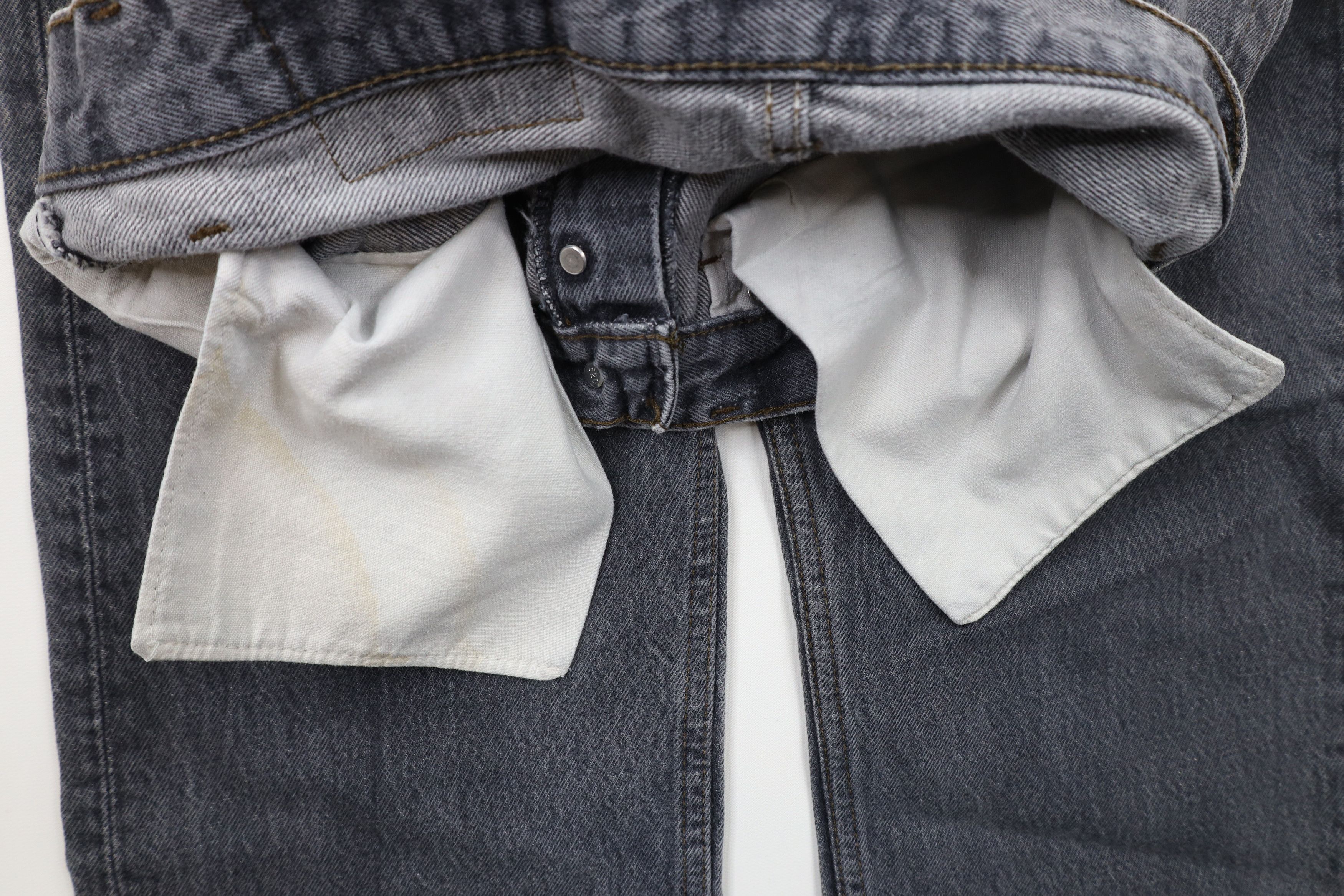 Levi's × Vintage Vintage 80s Levis Button Fly Original Fit Jeans Gray USA Size US 30 / EU 46 - 7 Thumbnail