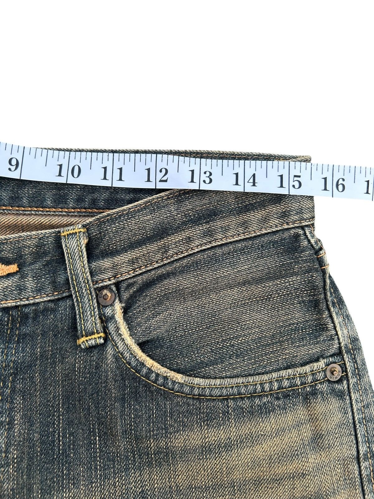 Kapital Vintage Edwin 505zx Selvedge Rusty Mudwash Denim Jeans Size US 31 - 10 Thumbnail