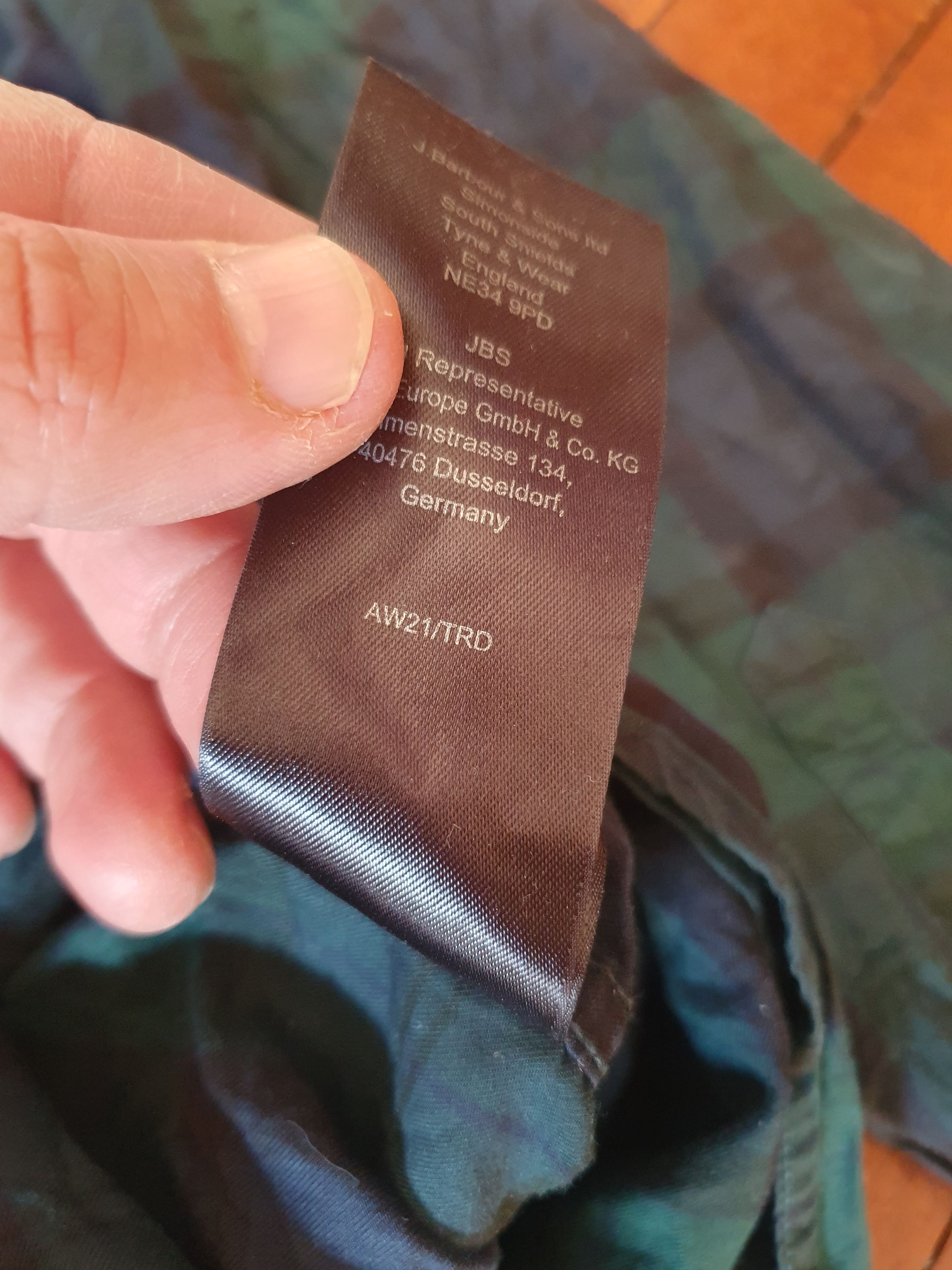 Barbour Barbour Tailored Fit Flannel shirt Plaid Blue Green sz XL Size US XL / EU 56 / 4 - 6 Thumbnail