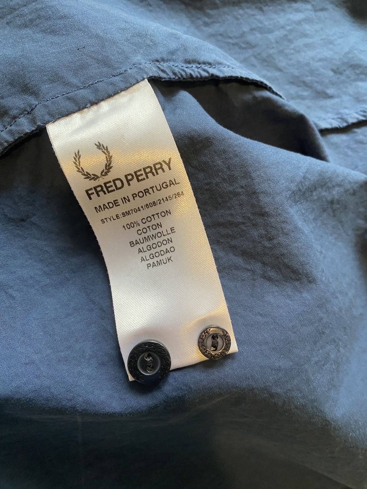 Raf Simons RAF Simons button up blue shirt Size US M / EU 48-50 / 2 - 6 Thumbnail