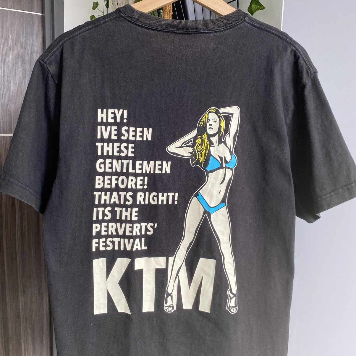 Vintage Thrashed Faded Vintage Y2K KTM ERD GRUNGE PORNSTAR TEE Size US XL / EU 56 / 4 - 2 Thumbnail