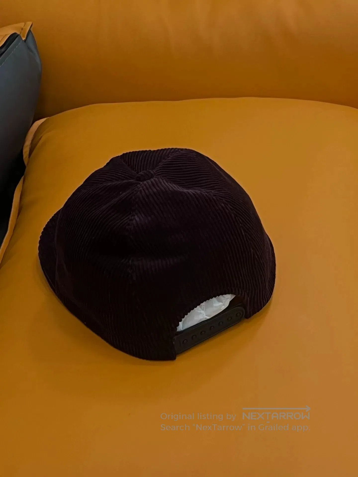 Maison Michel Maison Michel Purple Corduroy Hat. Size ONE SIZE - 4 Thumbnail